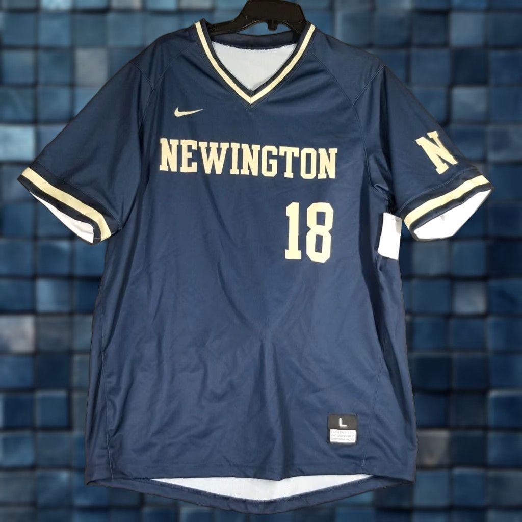Nike Nike Newington Nor'Easters Jersey Football Blue Adult Large Sample Rare Size US L / EU 52-54 / 3 - 1 Thumbnail