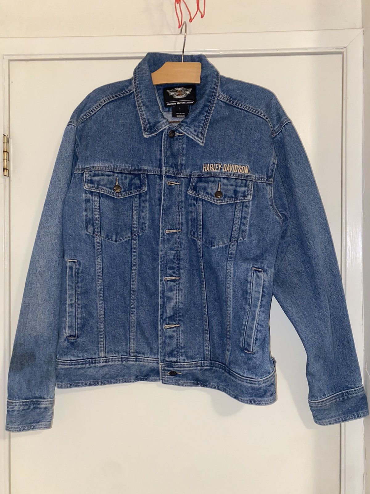 Harley Davidson Harley Davidson denim jacket Size US L / EU 52-54 / 3 - 1 Thumbnail