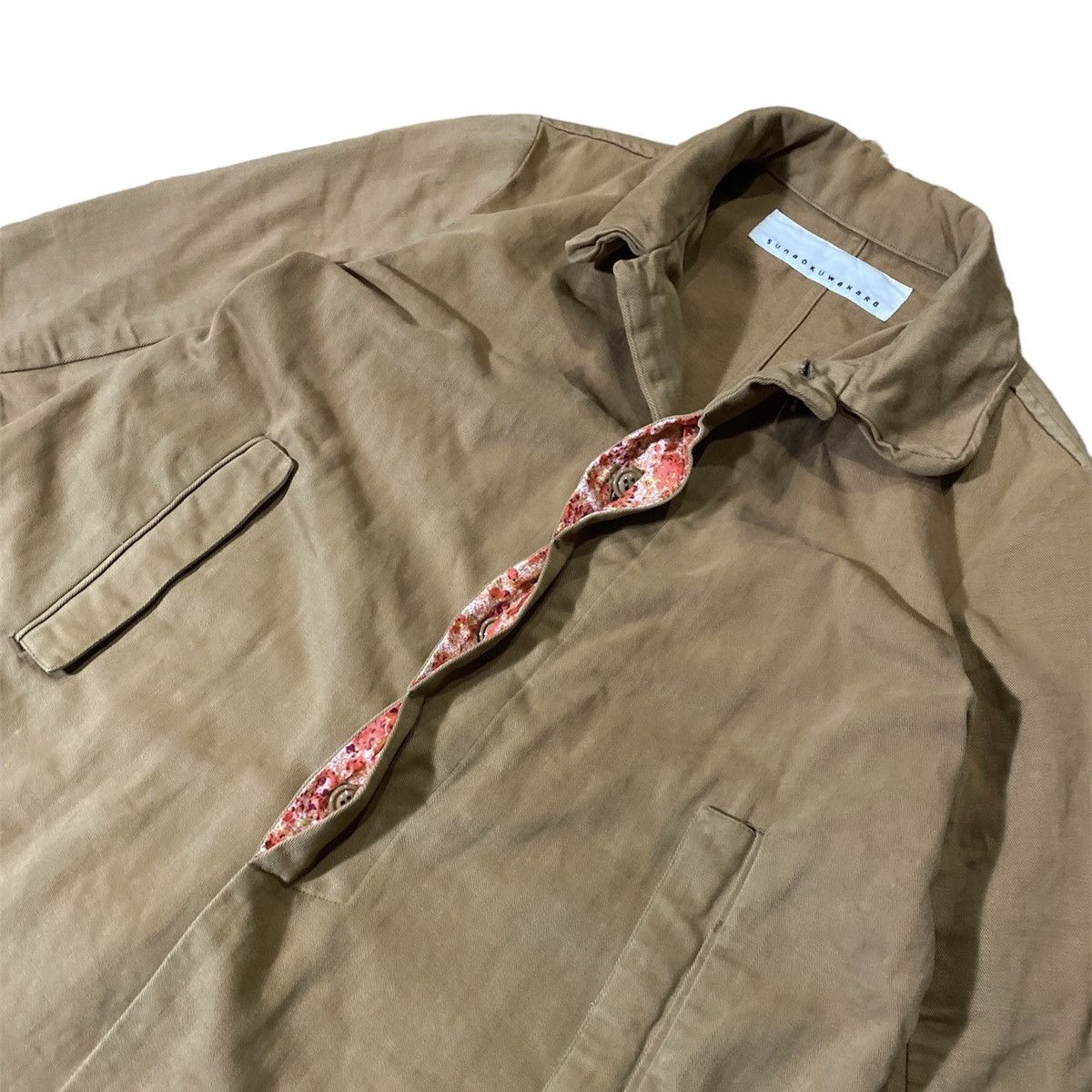Issey Miyake × Japanese Brand × Sunao Kuwahara Issey Miyake Sunao Kuwahara Floral Coat Size M / US 6-8 / IT 42-44 - 7 Thumbnail