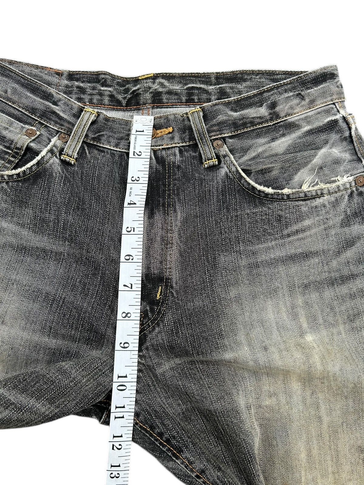 Kapital Thrashed Vintage Edwin 505ZX Selvedge Denim Jeans Size US 31 - 18 Thumbnail