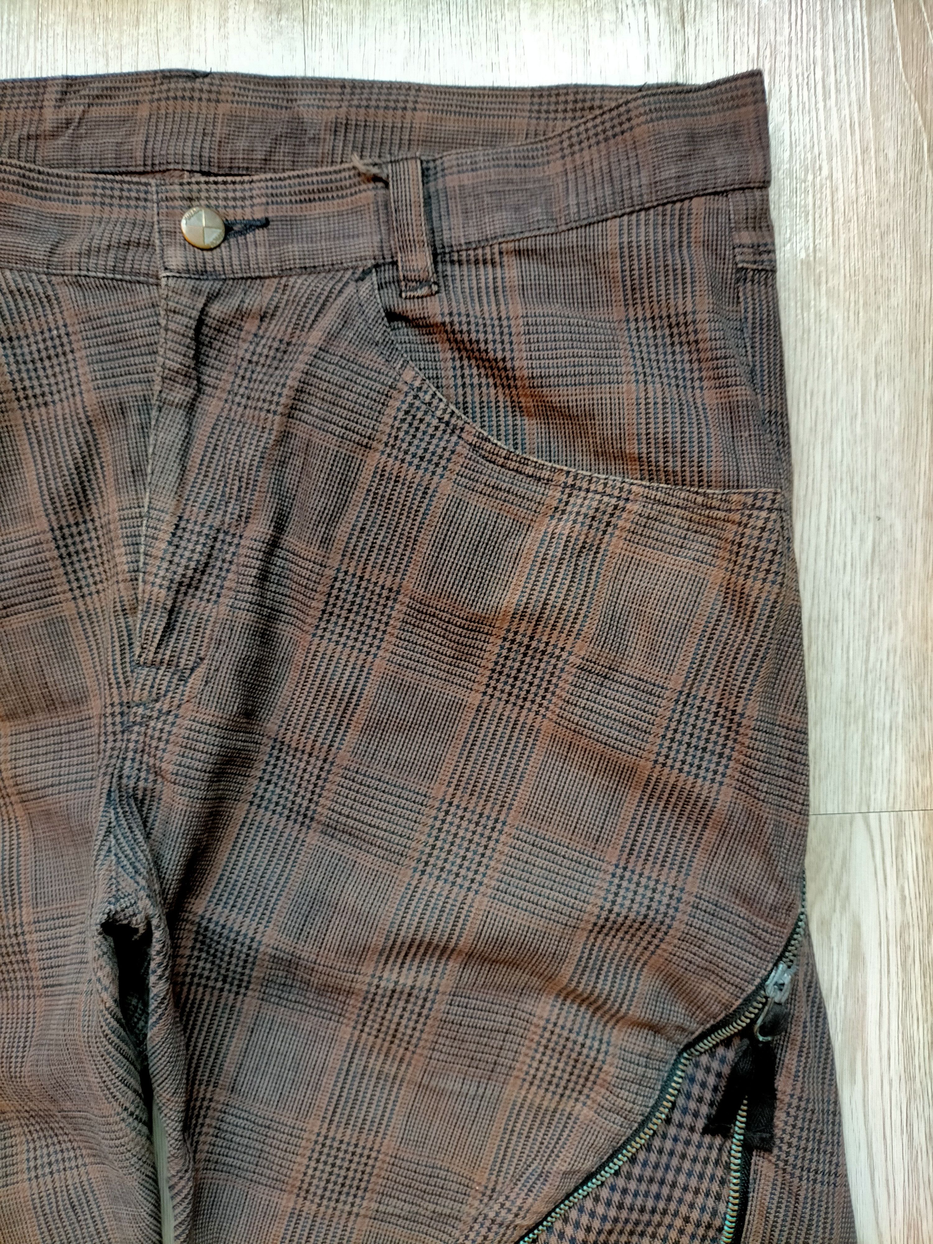 Final Home Final Home Japan Check Patchwork Zipped Trouser Pants Size US 36 / EU 52 - 5 Thumbnail