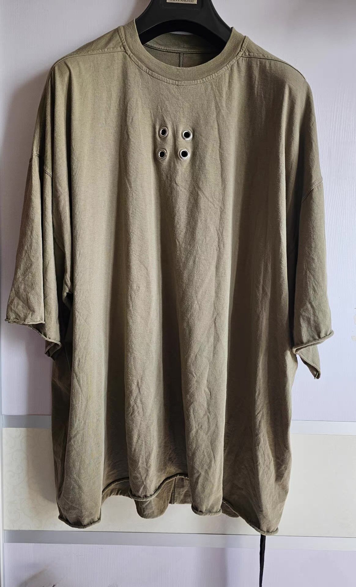 Rick Owens Rick Owens olive green short-sleeve T-shirt, Size US M / EU 48-50 / 2 - 1 Thumbnail
