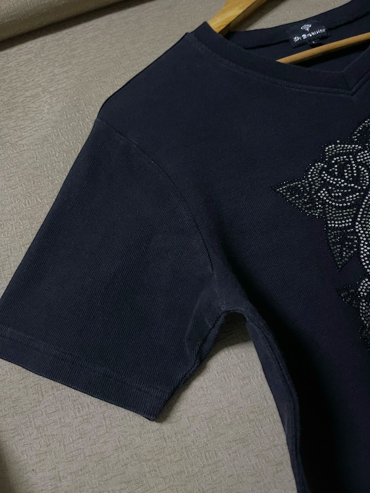 If Six Was Nine Punk Embellished Skull Rose Tattoo By Be For Company Size US L / EU 52-54 / 3 - 4 Thumbnail