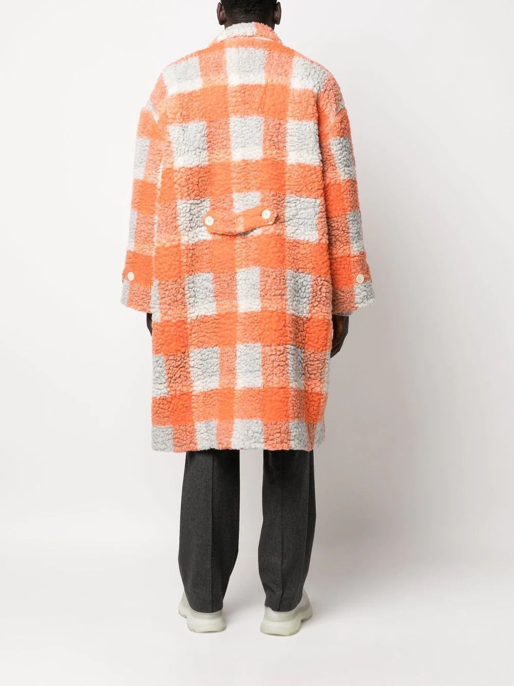 Henrik Vibskov !DS! AW22 Henrik Vibskov Checkered Ahoy Long Coat Size US XL / EU 56 / 4 - 8 Thumbnail