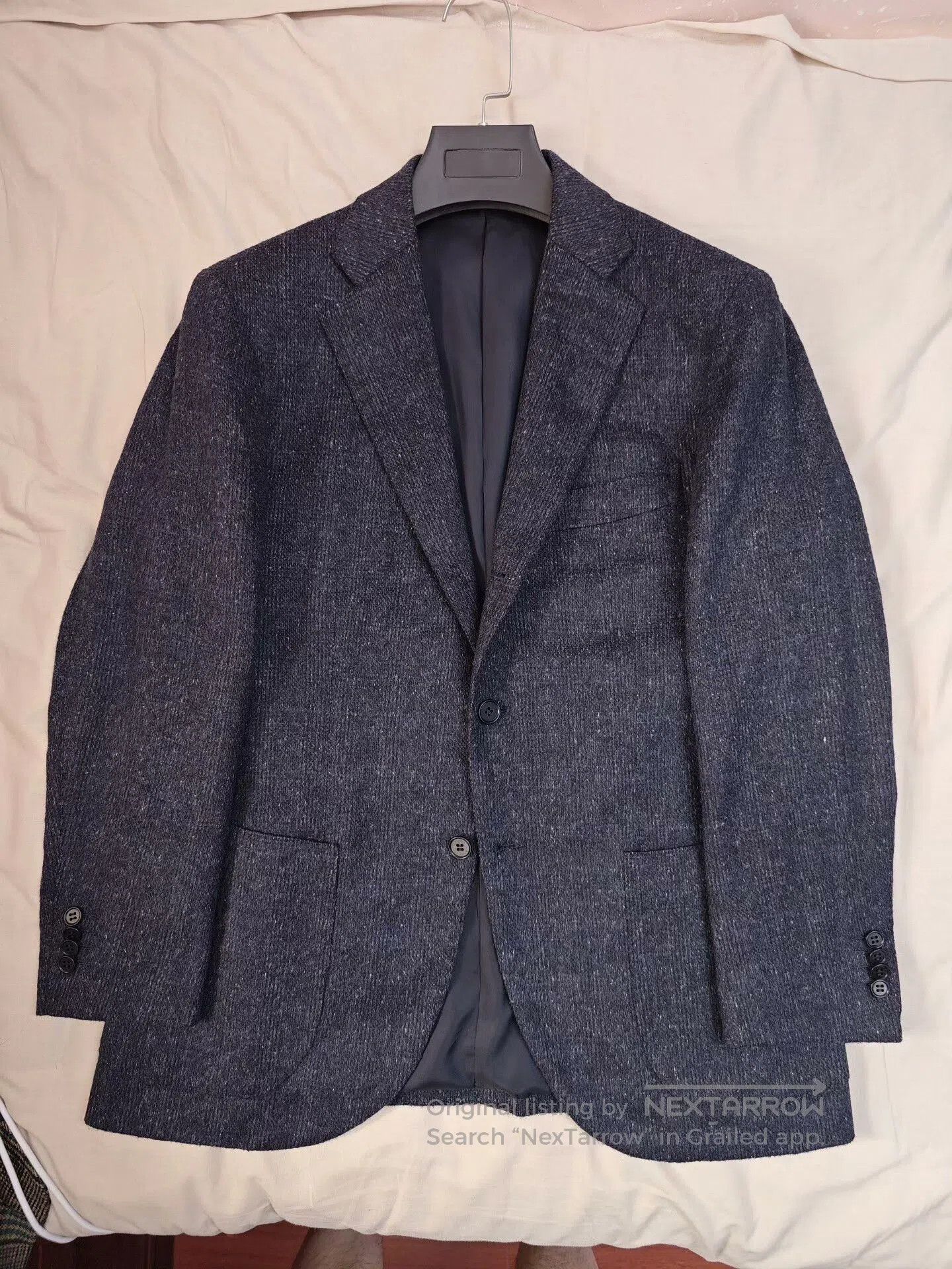 Ring Jacket Ichorai Japanese Wool Silk Casual Blazer. Size US M / EU 48-50 / 2 - 5 Thumbnail