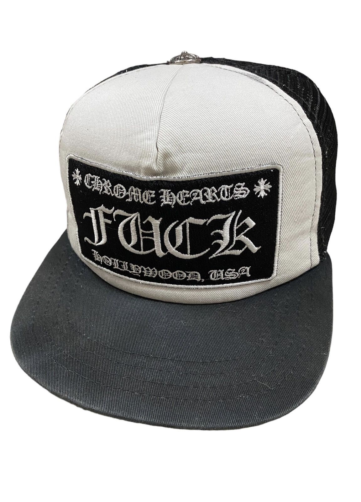 Chrome Hearts Chrome Hearts Fuck Hollywood Usa Trucker Cap Made In Usa Size ONE SIZE - 10 Thumbnail