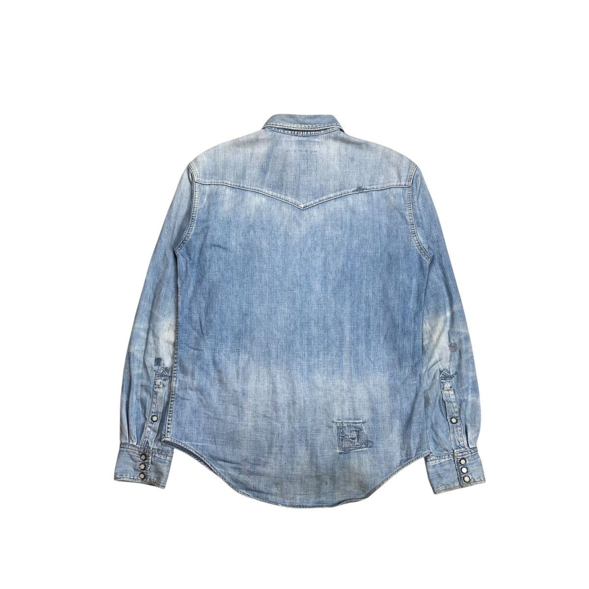 Kapital Kapital Western Boro Denim Pendant Zip Overshirt Jacket Size US L / EU 52-54 / 3 - 7 Thumbnail