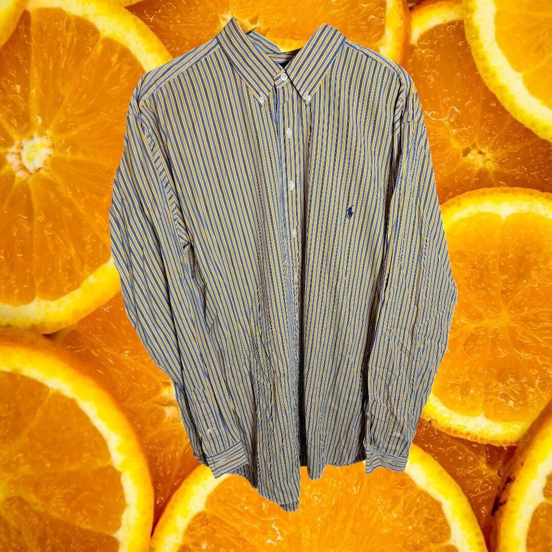 Ralph Lauren Ralph Lauren Men's Classic Fit Striped Long Sleeve Button-Up Size US XL / EU 56 / 4 - 2 Thumbnail