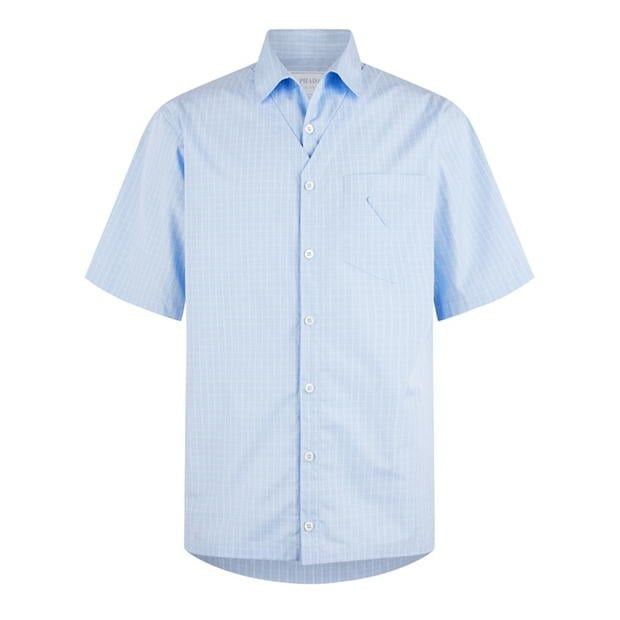 Prada PRADA Short Sleeved Striped Shirt Size US L / EU 52-54 / 3 - 1 Thumbnail