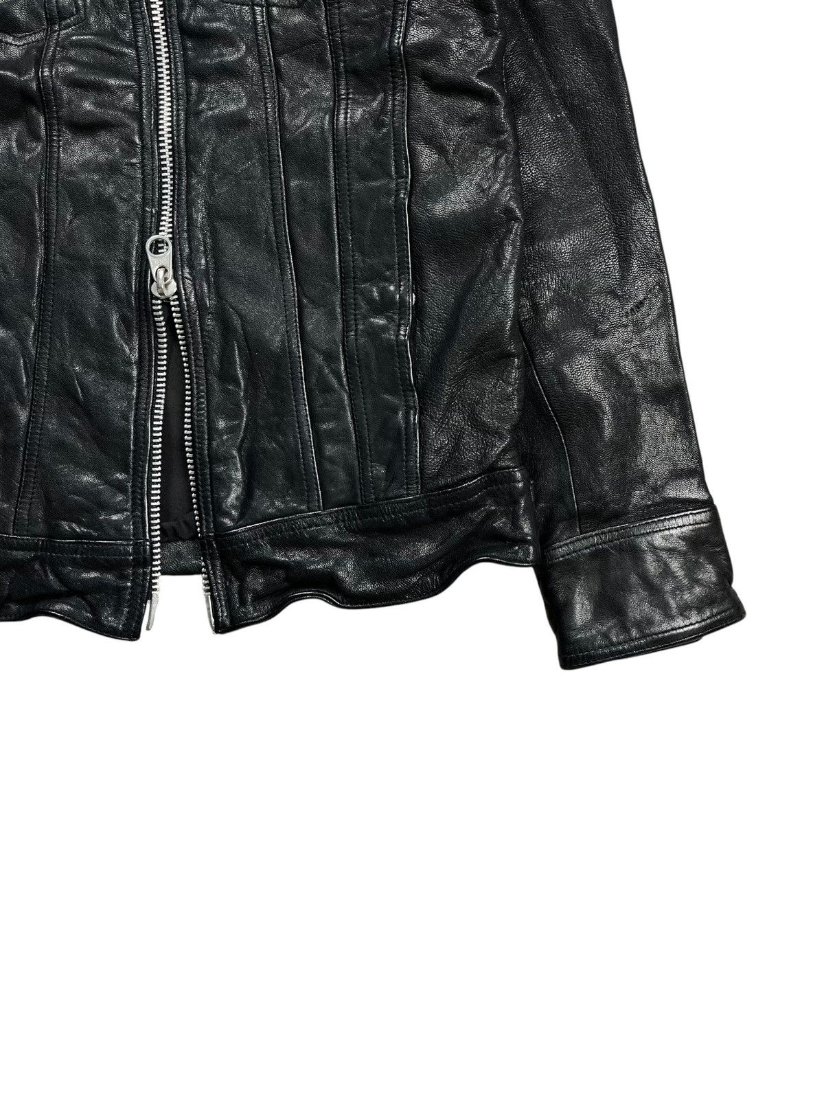 JACKROSE 2000s Jackrose x Collars - Skull Button Leather Jacket - Size US M / EU 48-50 / 2 - 5 Thumbnail
