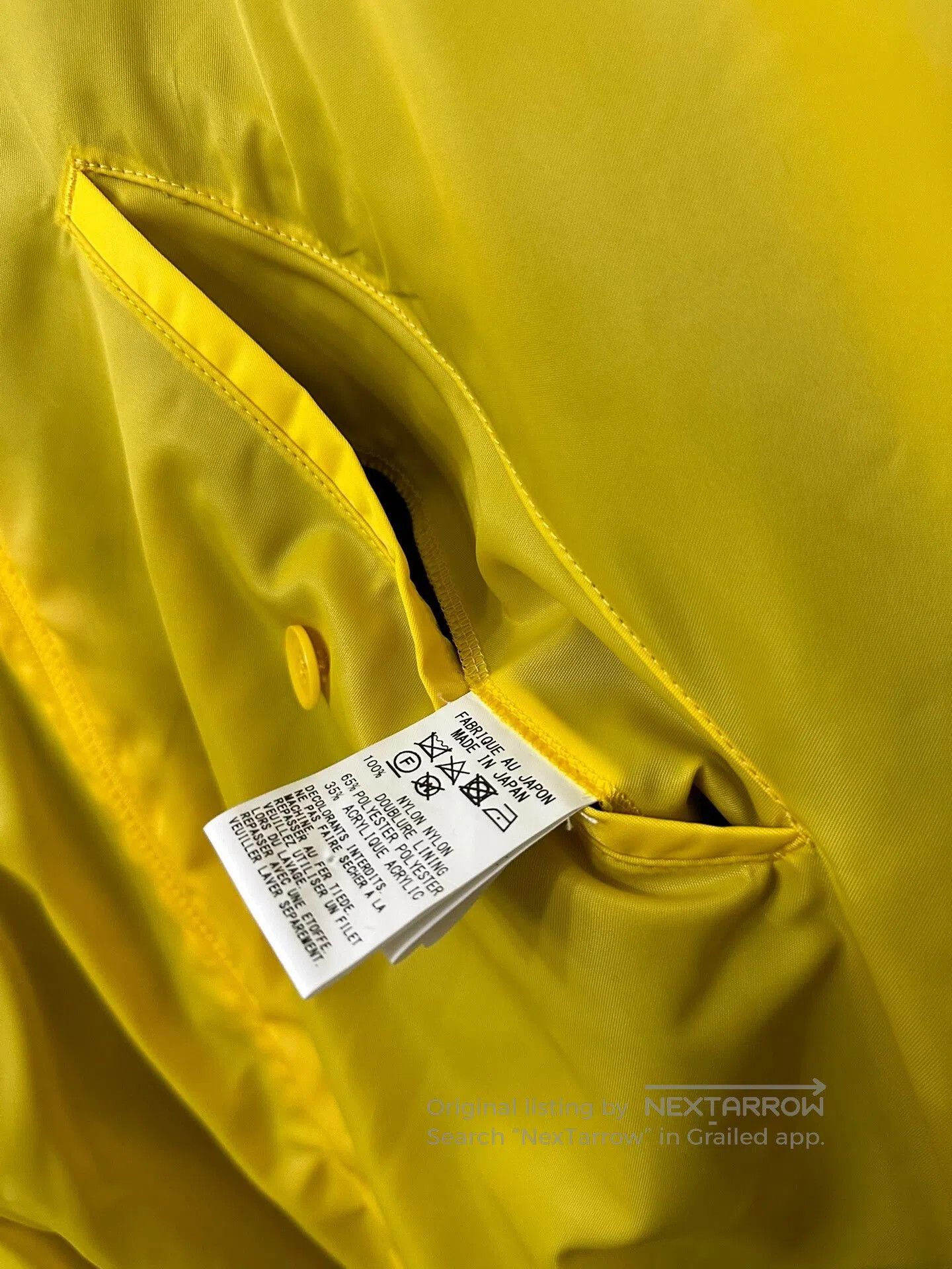 Y's Y's Yellow Reversible Coat by Yohji Yamamoto. Size M / US 6-8 / IT 42-44 - 5 Thumbnail