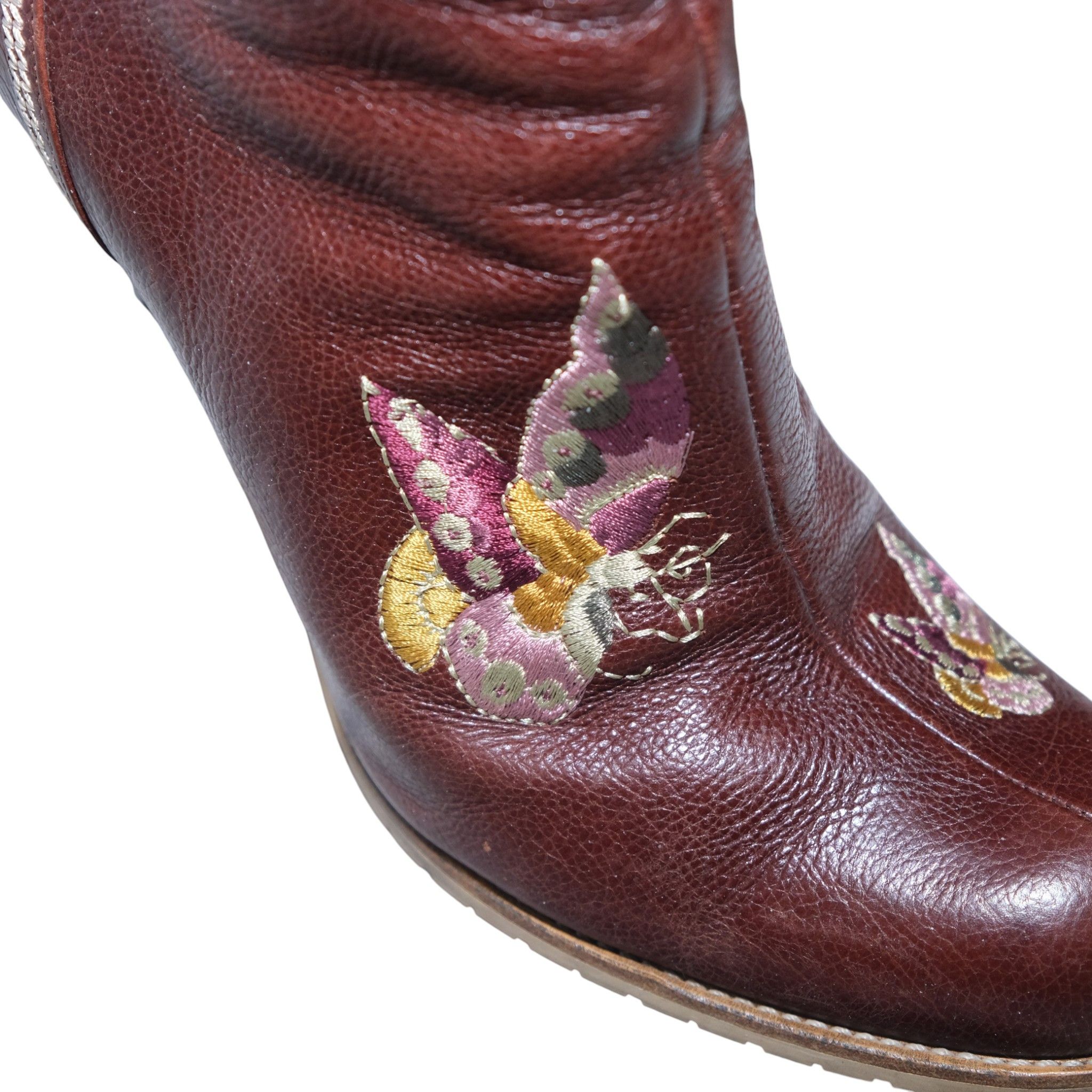 Dior Embroidered Stiletto Boots Size US 9 / IT 39 - 11 Thumbnail