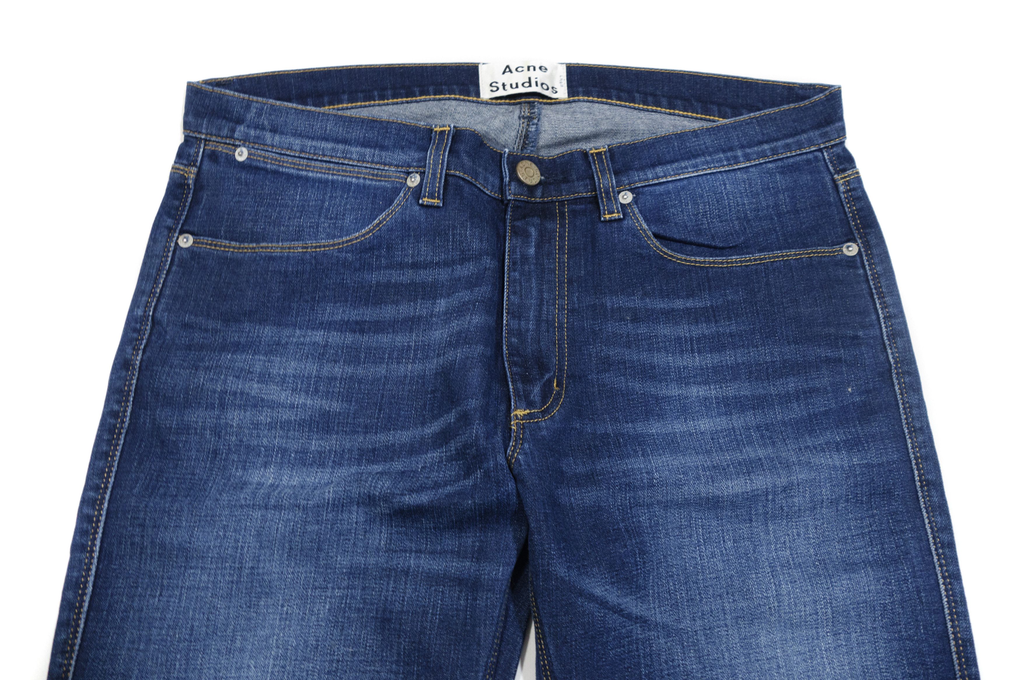 Acne Studios Max Prince Indigo Blue Jeans Size US 33 - 3 Thumbnail