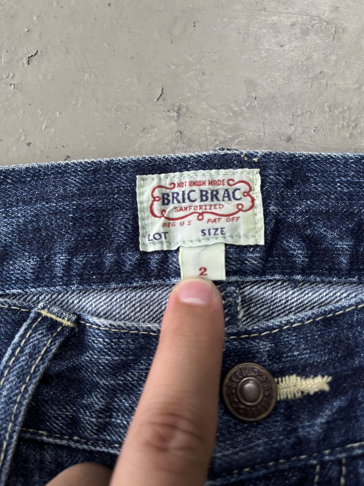 Hysteric Glamour Bric Brac Junya Watanabe Style Distressed Poem Jeans Pants Size US 30 / EU 46 - 4 Thumbnail