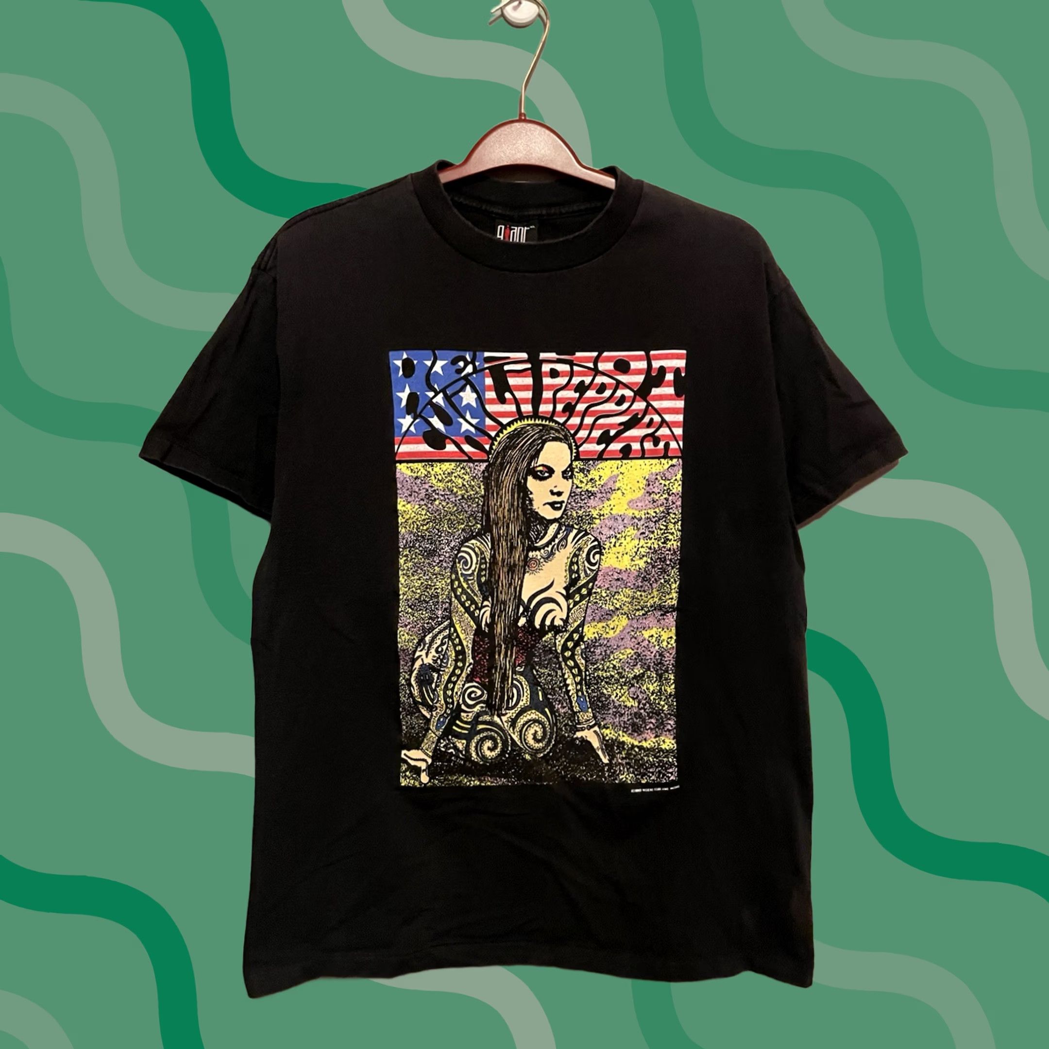 Band Tees × Vintage Vintage Dinosaur Jr Frank Kozik Anime 1992's T