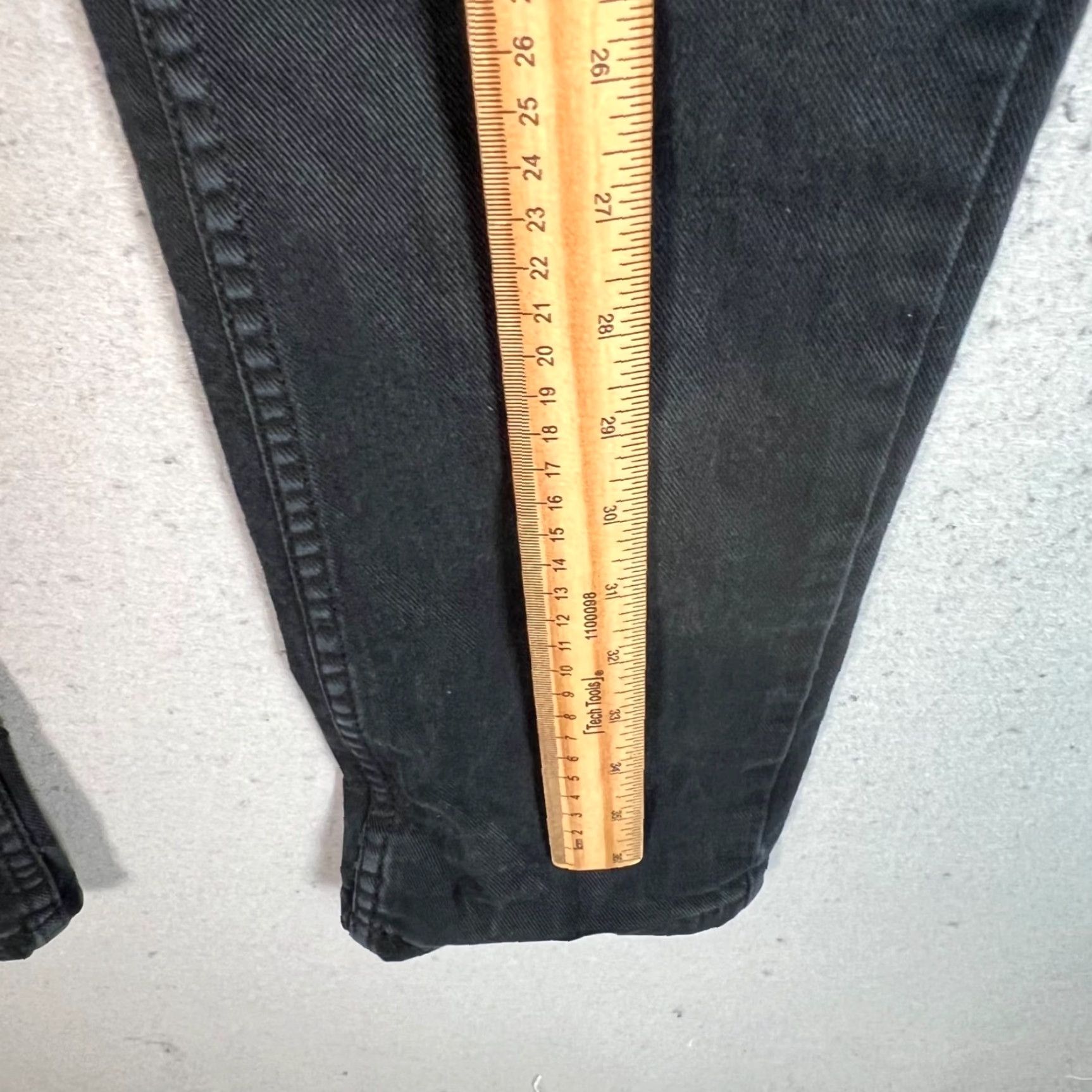 Cheap Monday CHEAP MONDAY Black Skinny Jeans Womens 27 Dark Wash Denim Size 27 Stretch 5-Pocket Mid Rise Vintage No Womens Jeans 29 Inseam Size 27" / US 4 / IT 40 - 7 Thumbnail