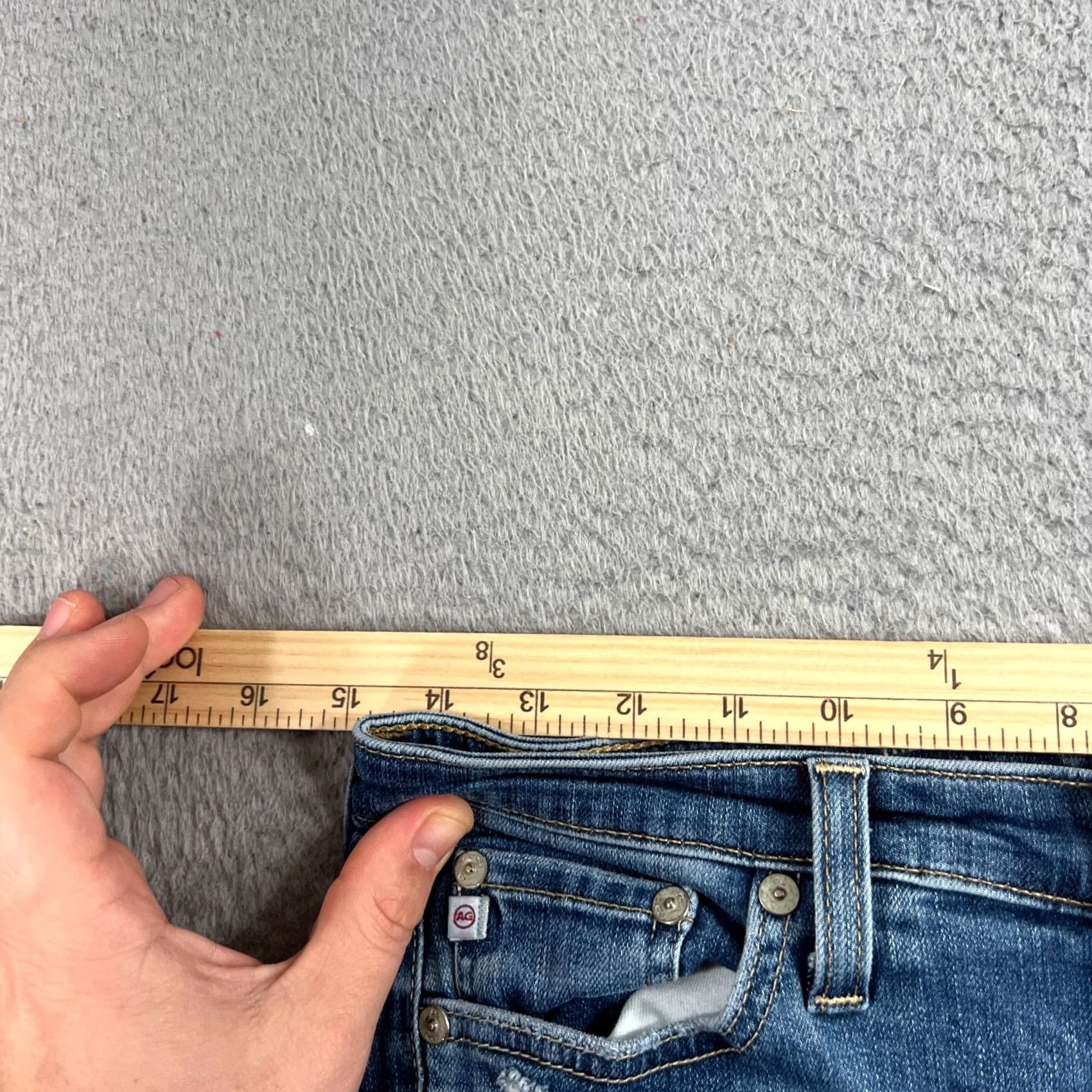 Vintage VINTAGE AG Adriano Goldschmied Jeans Bootcut Low Rise Women 28 Blue Denim 5-Pocket Mens Womens (adjust to end gender if applicable) Size 28" / US 6 / IT 42 - 5 Thumbnail