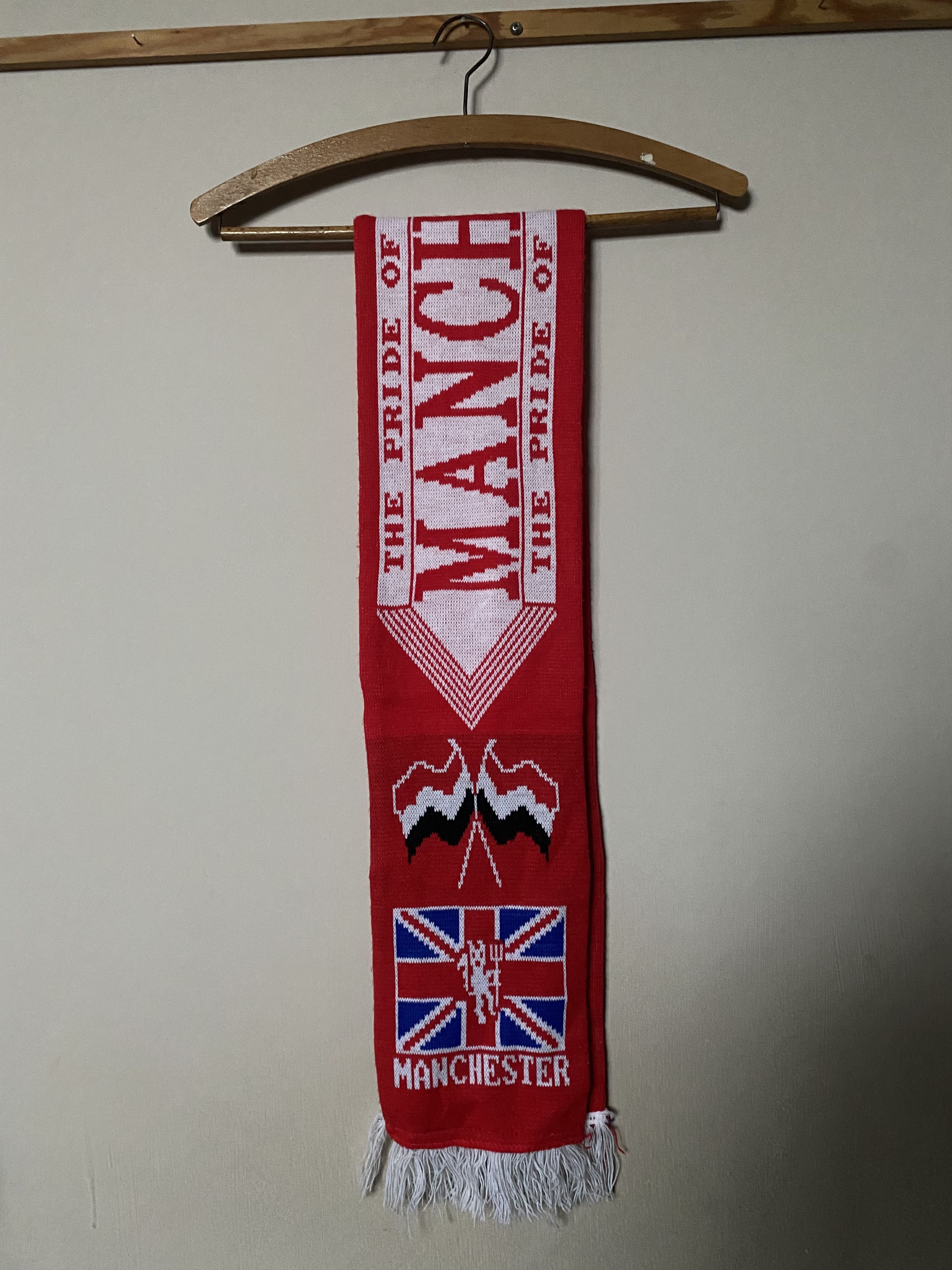 Other Vintage - football scarf MANCHESTER UNITED - UNIQUE Size ONE SIZE - 1 Thumbnail