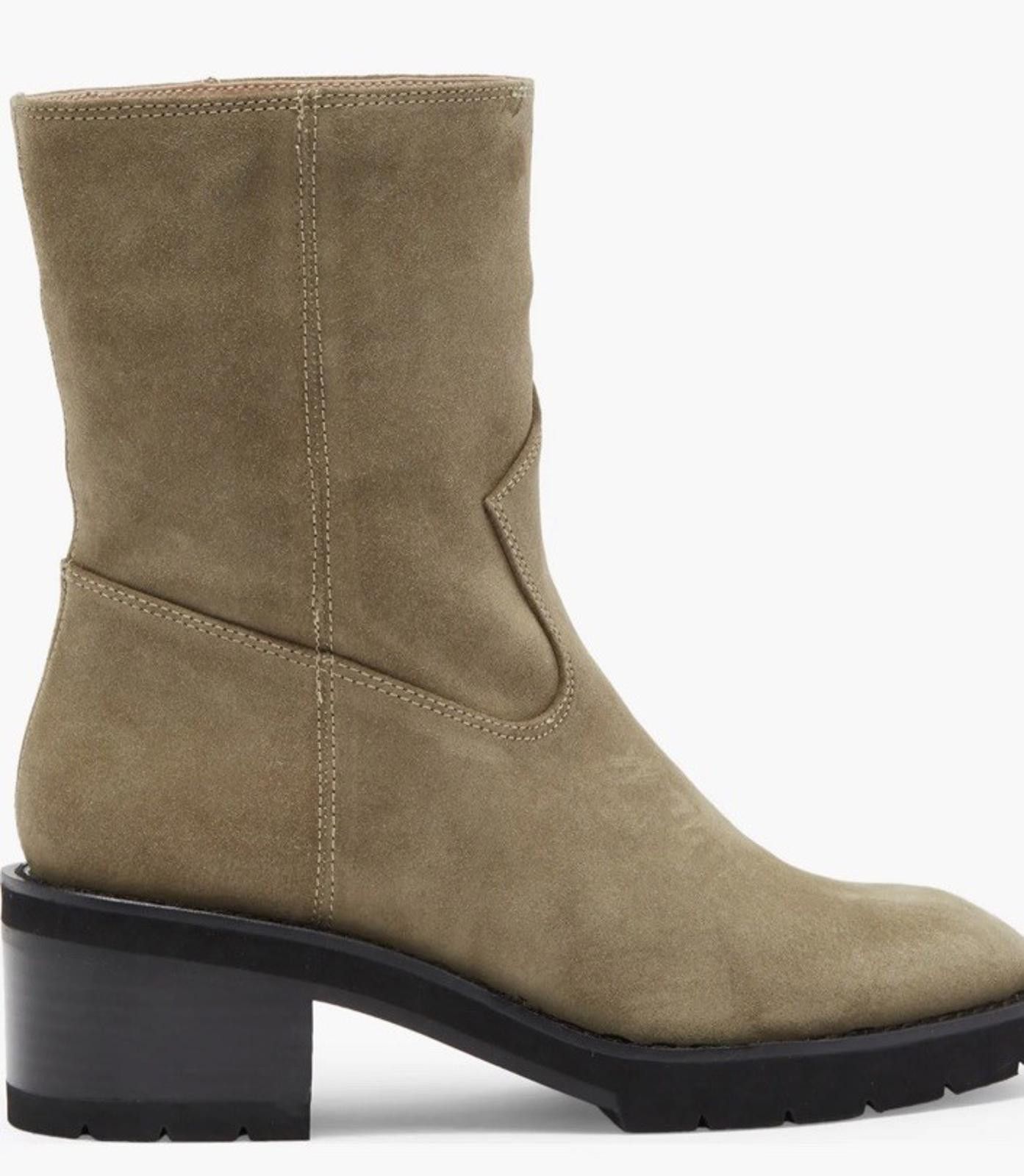 Stuart Weitzman NWT Stuart Weitzman Moto Bootie Tan Size 8.0 Retail $650 Size US 8 / IT 38 - 3 Thumbnail