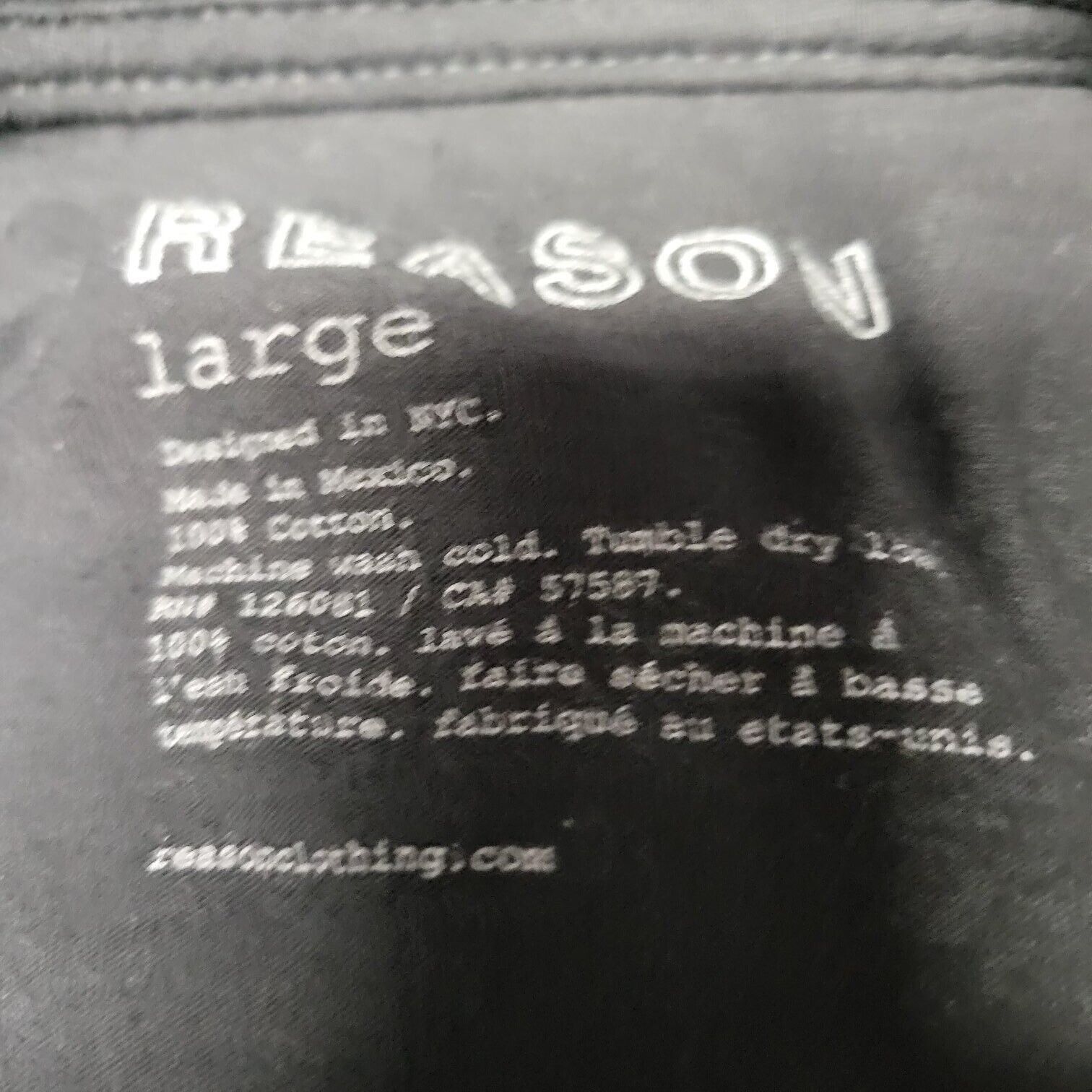 Reason Reason Brand Hustlin Tshirt Men's. Size Large $78 Size US L / EU 52-54 / 3 - 6 Thumbnail