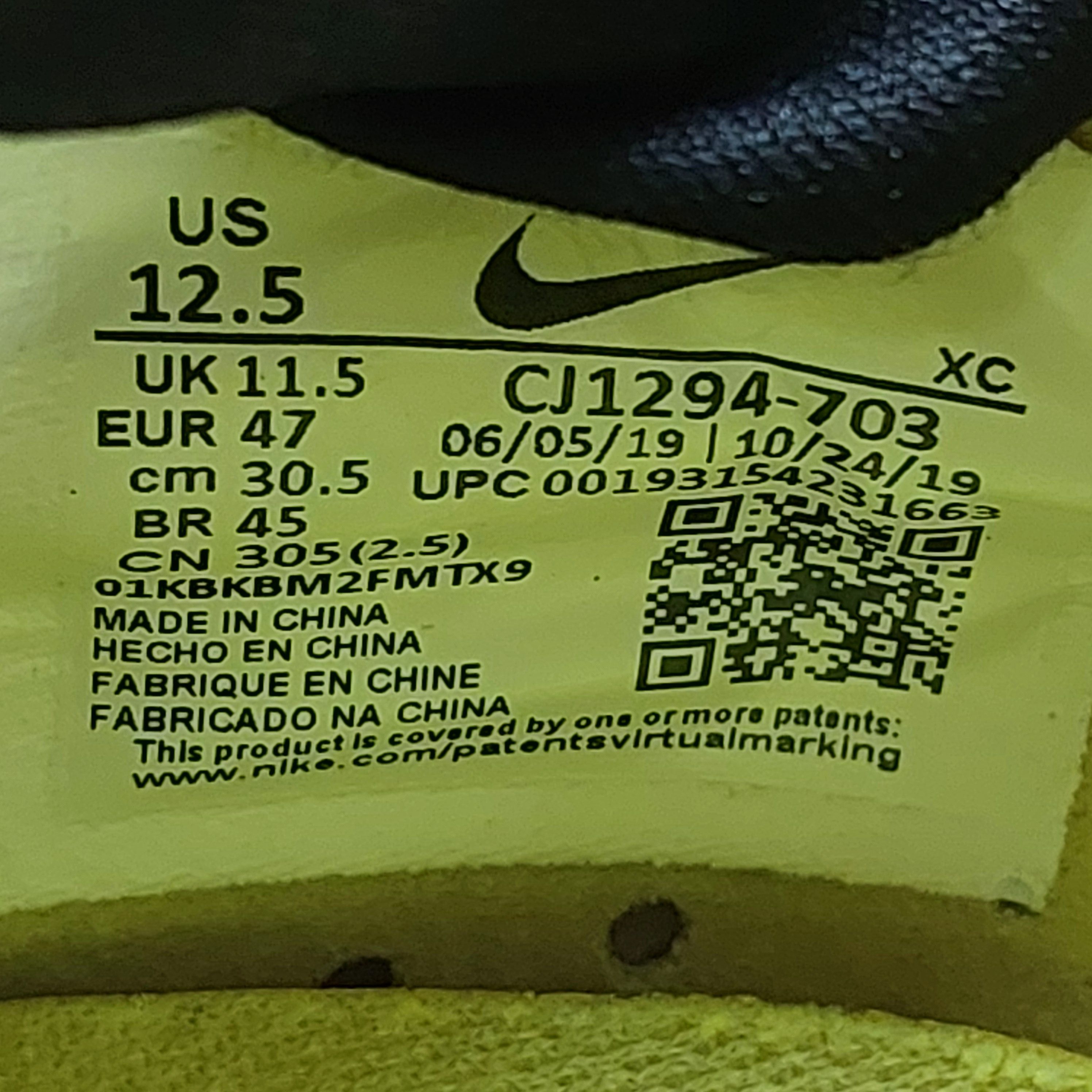 Nike Mercurial Vapor 13 Elite AG-PRO CR7 US12.5 UK11.5 30.5CM Size US 12.5 / EU 45-46 - 13 Thumbnail