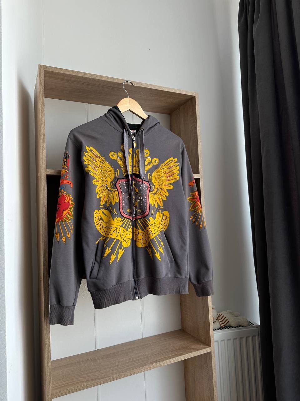 Christian Audigier × Ed Hardy × Vintage Vintage Ed Hardy Christian Audigier Hoodie Size US S / EU 44-46 / 1 - 7 Thumbnail