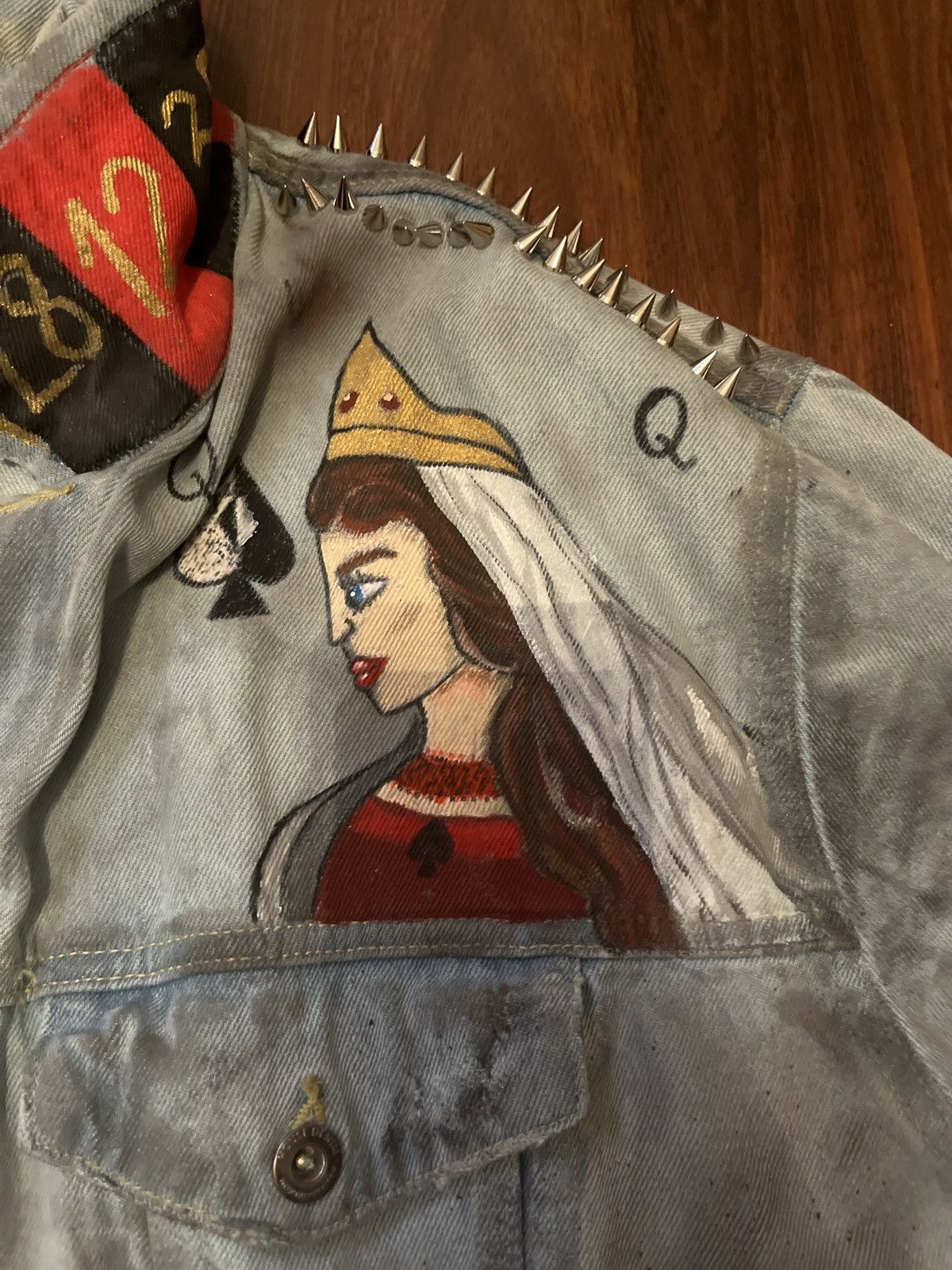 Other V.13 Denim Jacket custom painted Size US L / EU 52-54 / 3 - 4 Thumbnail