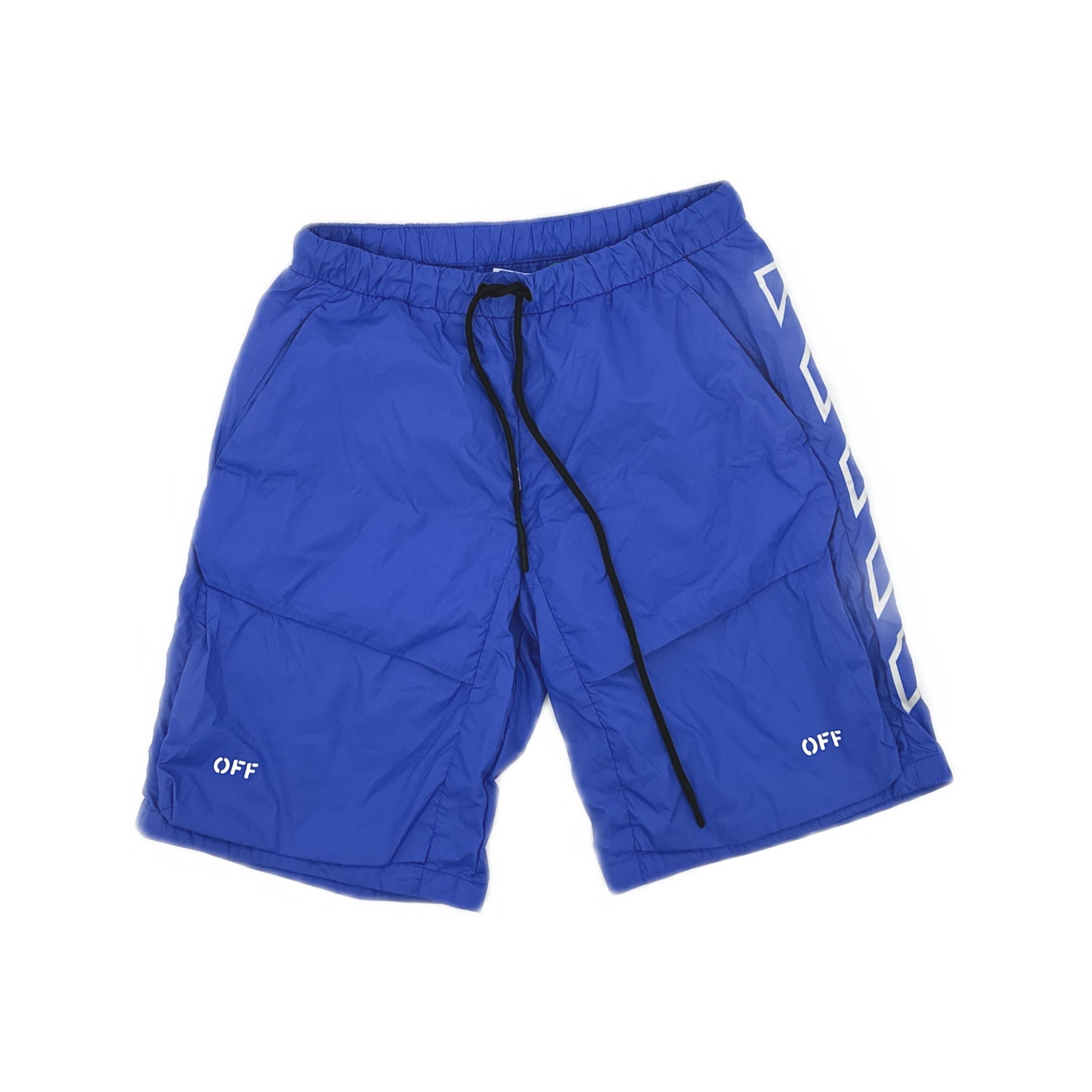 Off-White OFF-WHITE Logo Print Shorts Size S Size US 30 / EU 46 - 1 Thumbnail