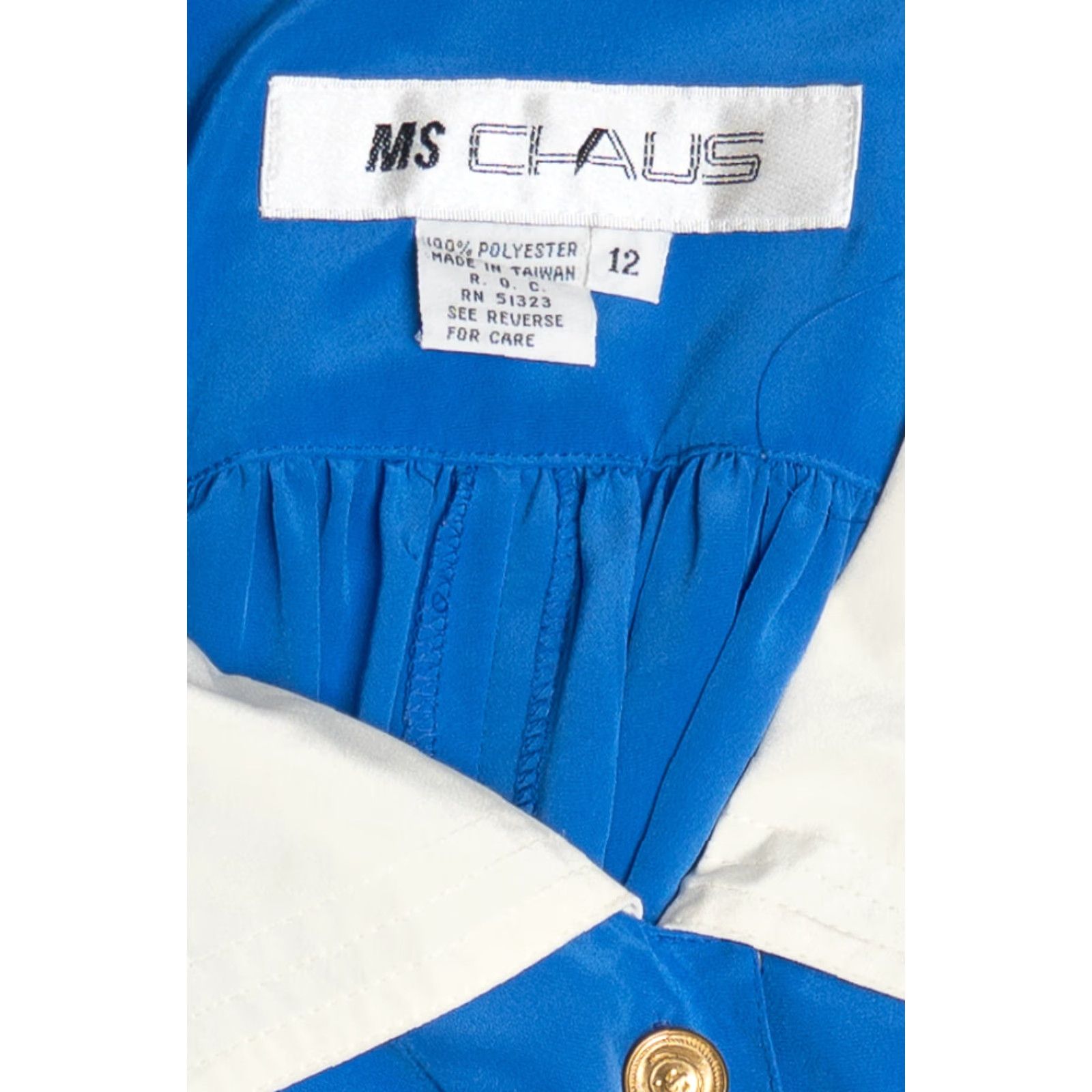 Vintage VINTAGE Ms Chaus Sailor Secretary Dress Shirt? Size S / US 4 / IT 40 - 4 Thumbnail