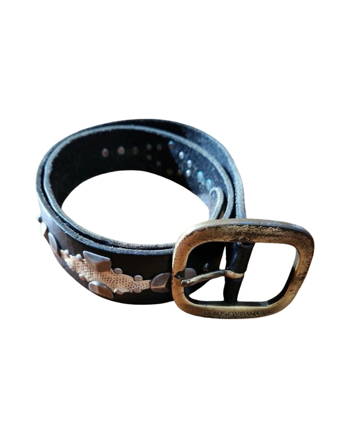 Dolce & Gabbana Dolce & Gabbana 🇮🇹 Y2K Python Skin Belt | Grailed