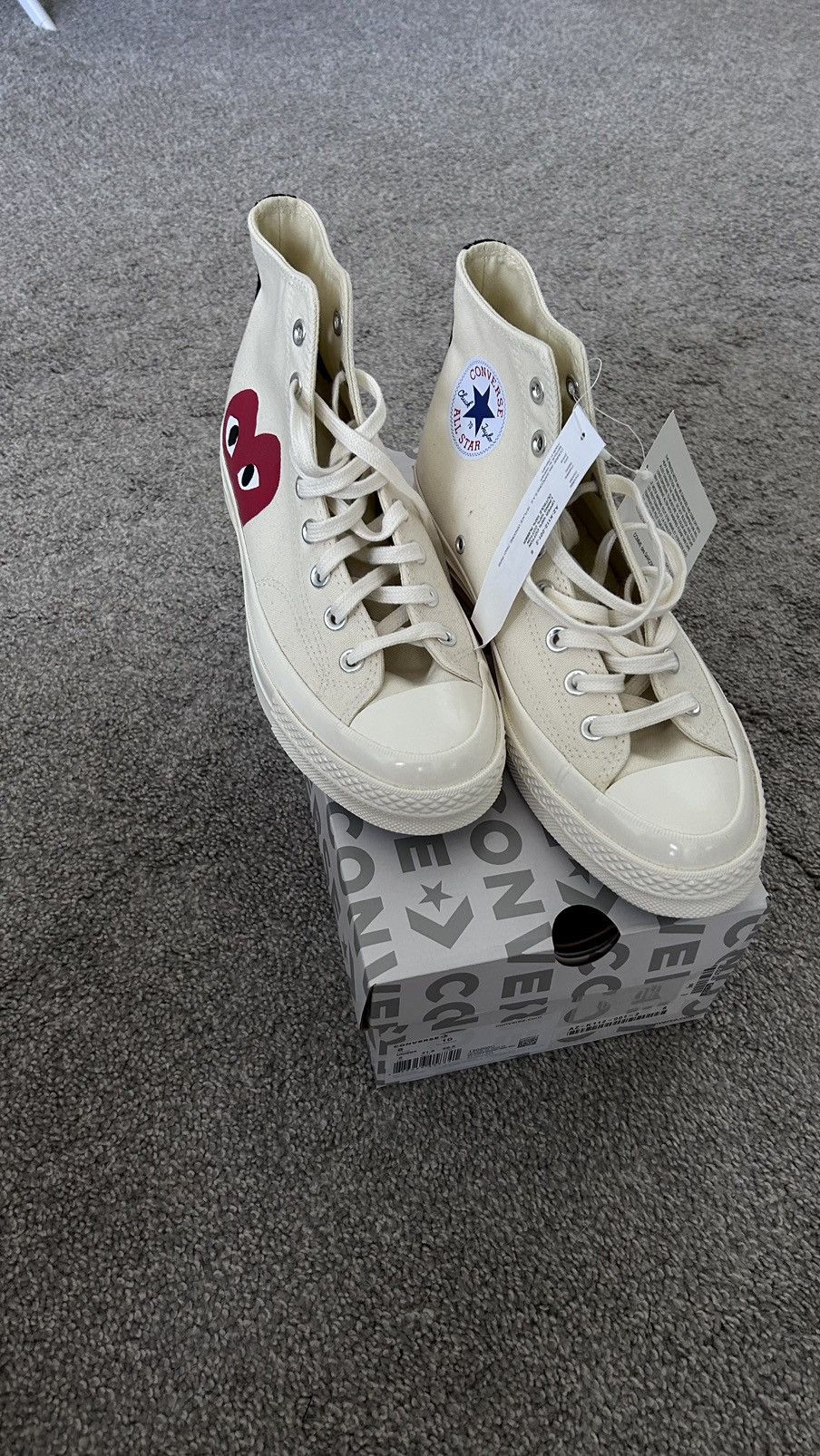 Comme des Garcons PLAY × Converse Converse x CDG Chuck 70 Size US 8 / EU 41 - 2 Thumbnail