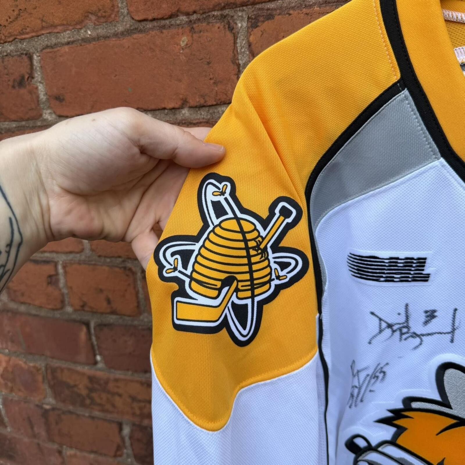 Reebok Vintage Sarina sting autographed Reebok jersey L OHL Size US L / EU 52-54 / 3 - 4 Thumbnail