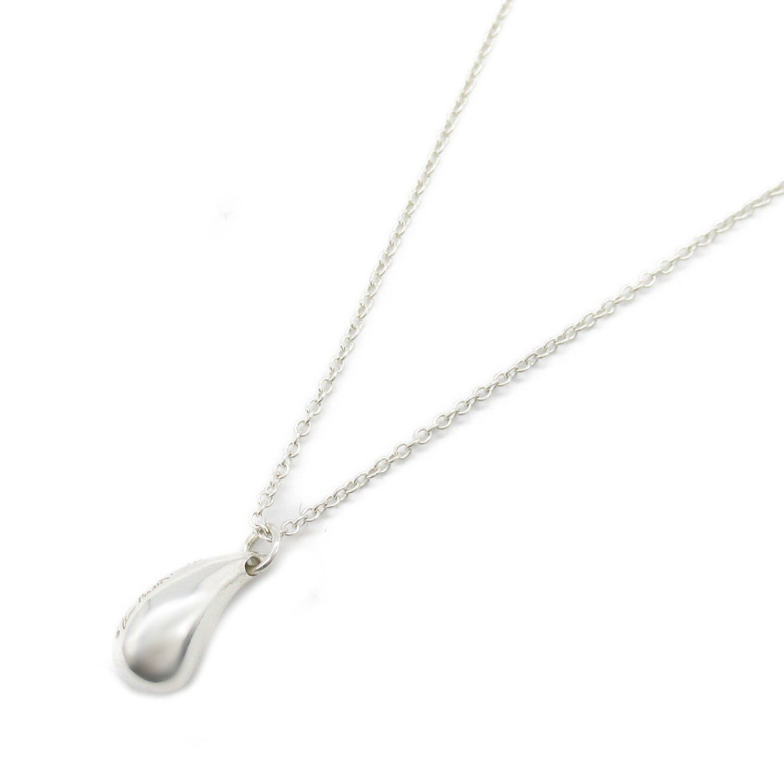 Tiffany & Co. Tiffany Co Teardrop Necklace 925 Silver Size ONE SIZE - 1 Thumbnail