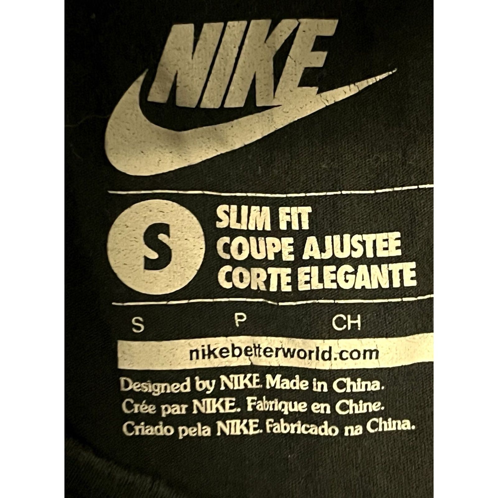 Nike Nike Just Do It Shirt Slim Fit Womens Small Black Short Sleeve V-Neck T-Shirt Size S / US 4 / IT 40 - 5 Thumbnail