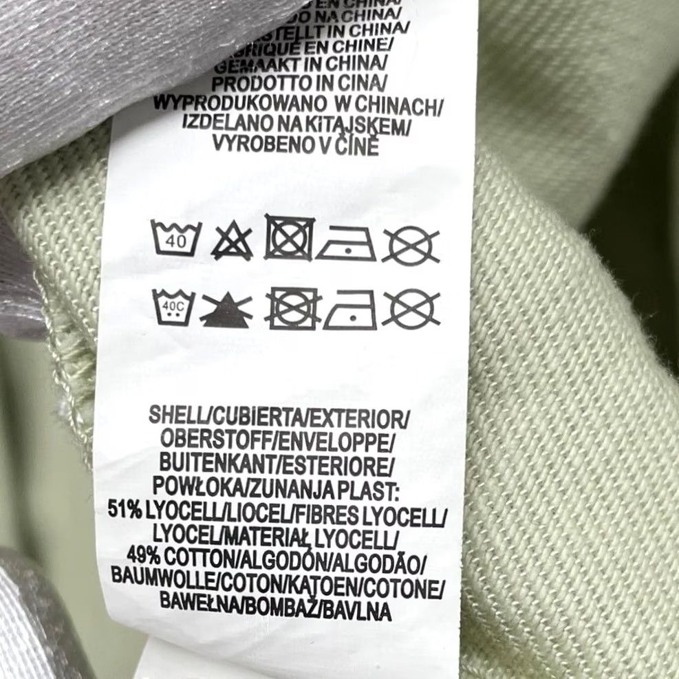 Primark Primark Cotton Lyocell Shacket Womens S Sage Green Relaxed Shirt Jacket Size S / US 4 / IT 40 - 7 Thumbnail