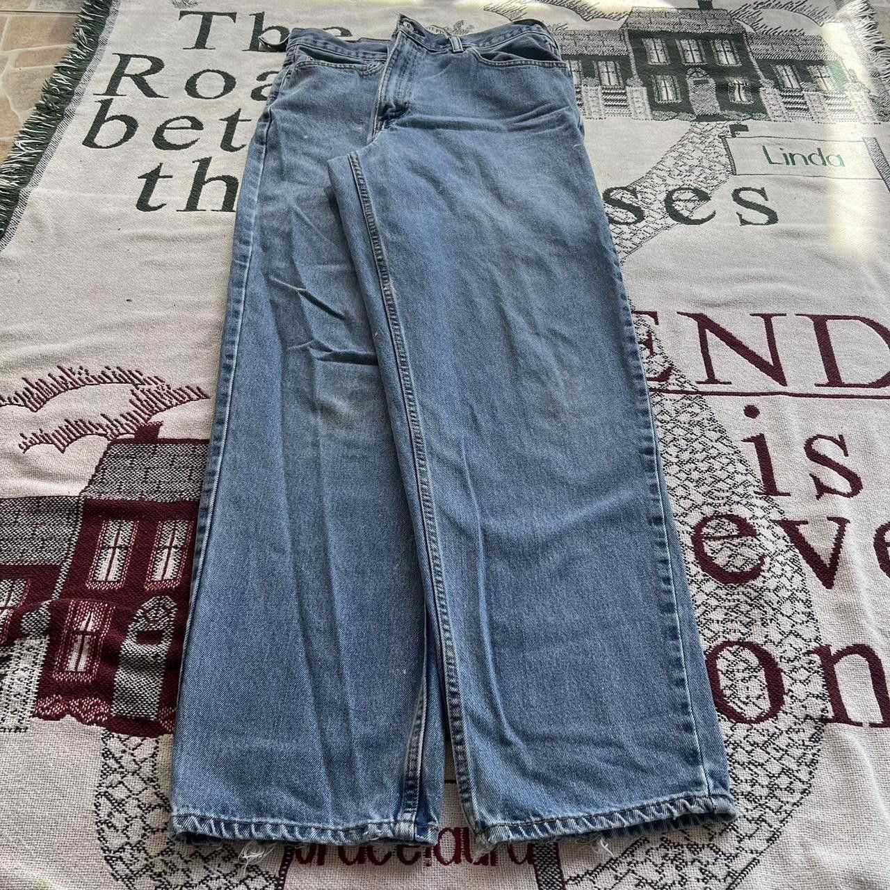 Vintage Vintage Y2K/2000s Super Baggy Skater Style Light Wash Skate Essential Levi’s 569 Denim Jeans! Size US 34 / EU 50 - 3 Thumbnail