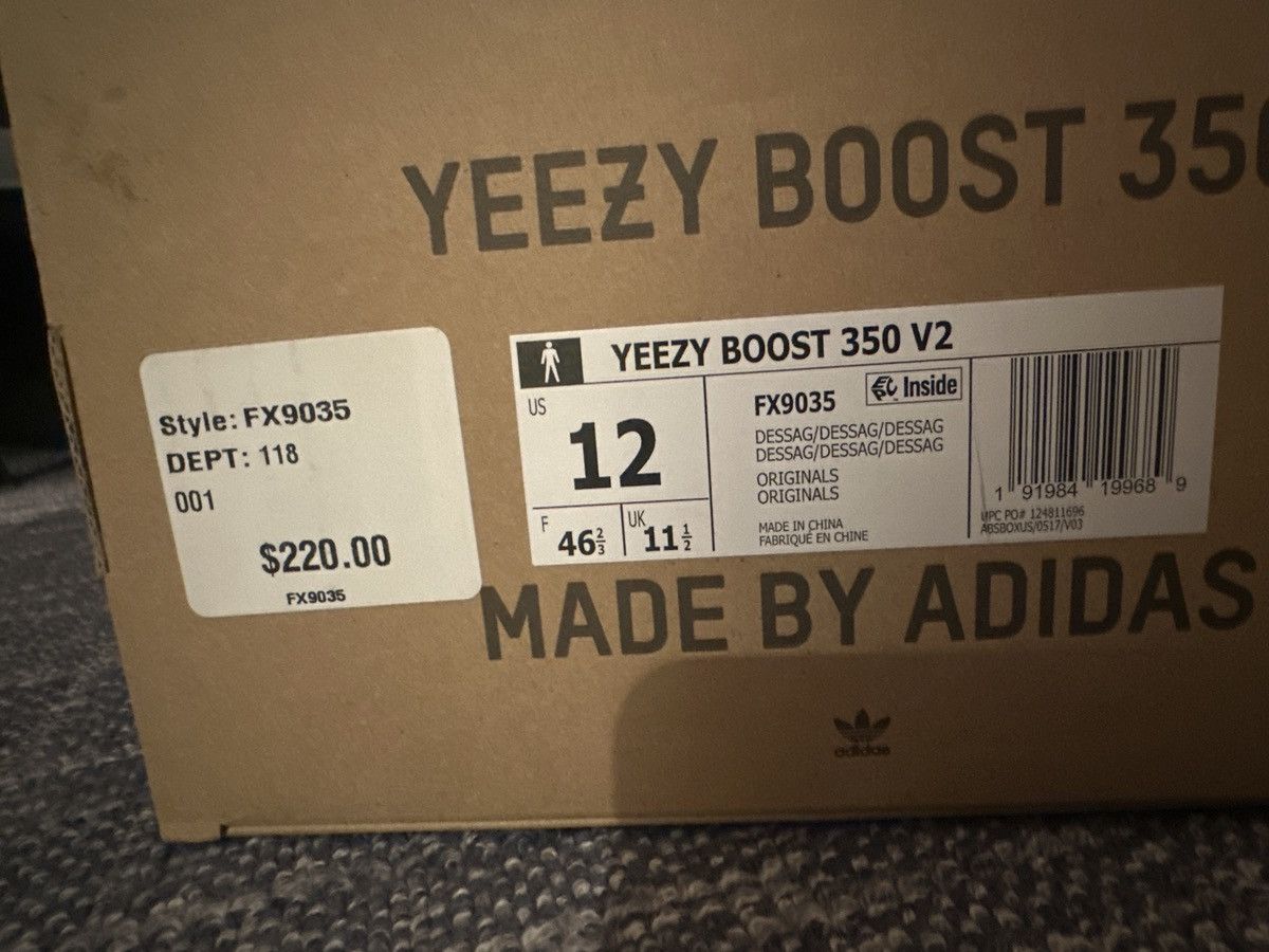 Adidas × Yeezy Yeezy Boost 350 V2 Sage Size US 12 / EU 45 - 8 Thumbnail
