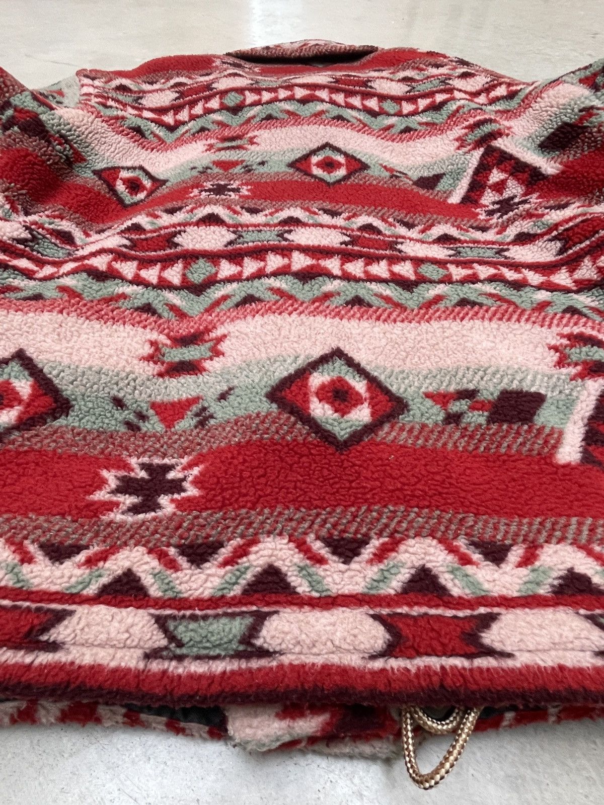 Other Vintage Tenson Tribal Fleece Waxed Cotton Jacket XL Size US XL / EU 56 / 4 - 19 Thumbnail