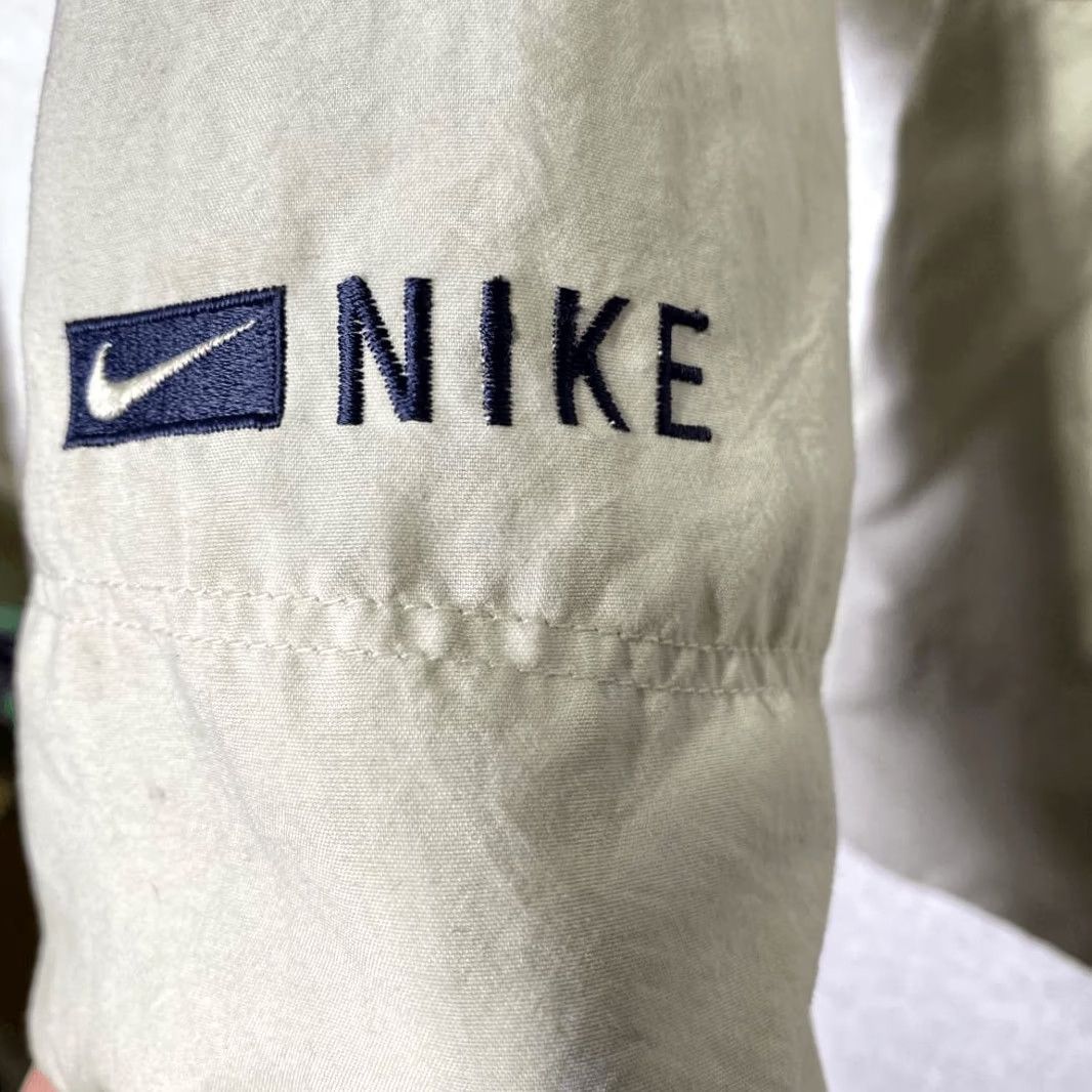 Nike VINTAGE Nike Windrunner F8 FGE Women's 90s Full Zip Hooded Track Jacket Tan XL Size XL / US 12-14 / IT 48-50 - 4 Thumbnail