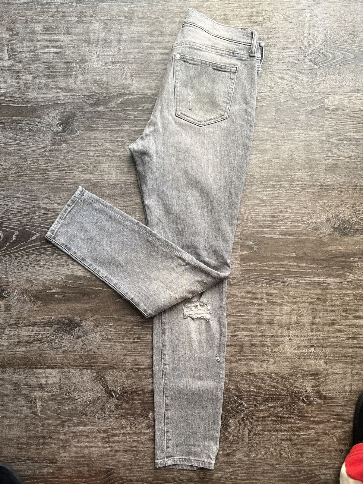 H&M H&M Skinny Distressed Denim Size US 32 / EU 48 - 7 Thumbnail