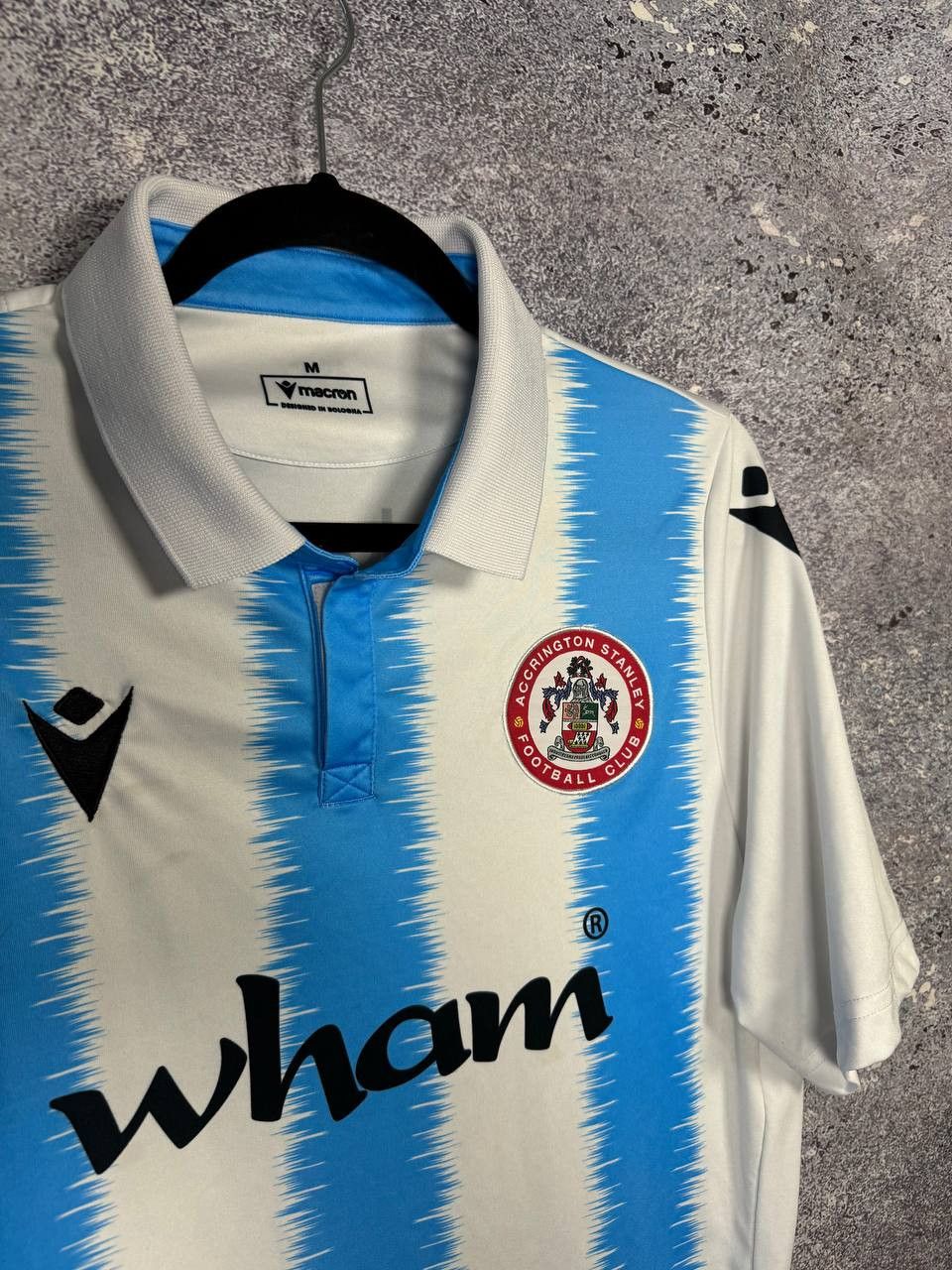 Macron Accrington Stanley 2023/24 Away Macron Soccer Jersey Size US M / EU 48-50 / 2 - 7 Thumbnail