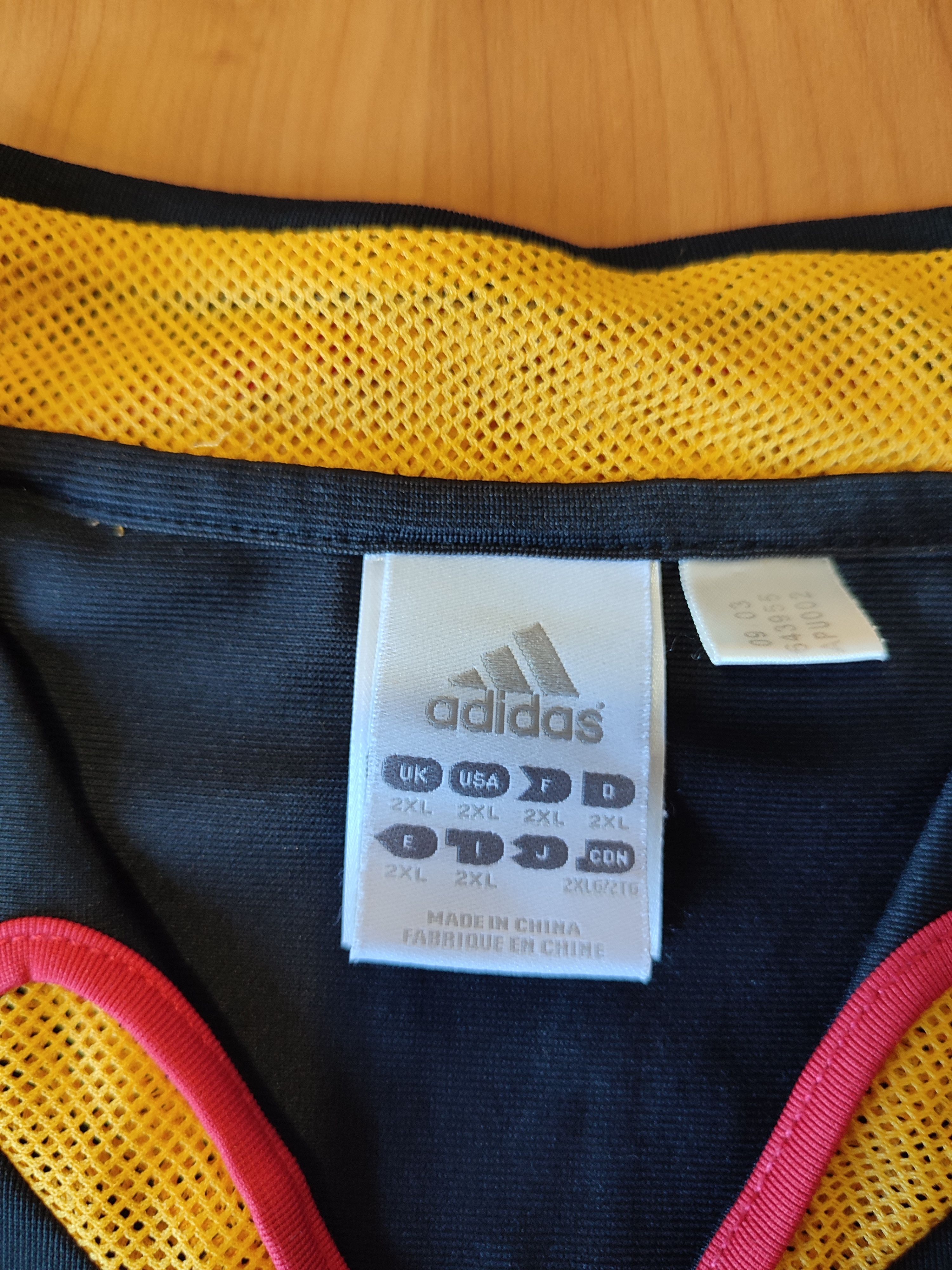 Adidas Germany 2003 2004 away soccer shirt jersey kit tee Frings Size US XXL / EU 58 / 5 - 7 Thumbnail