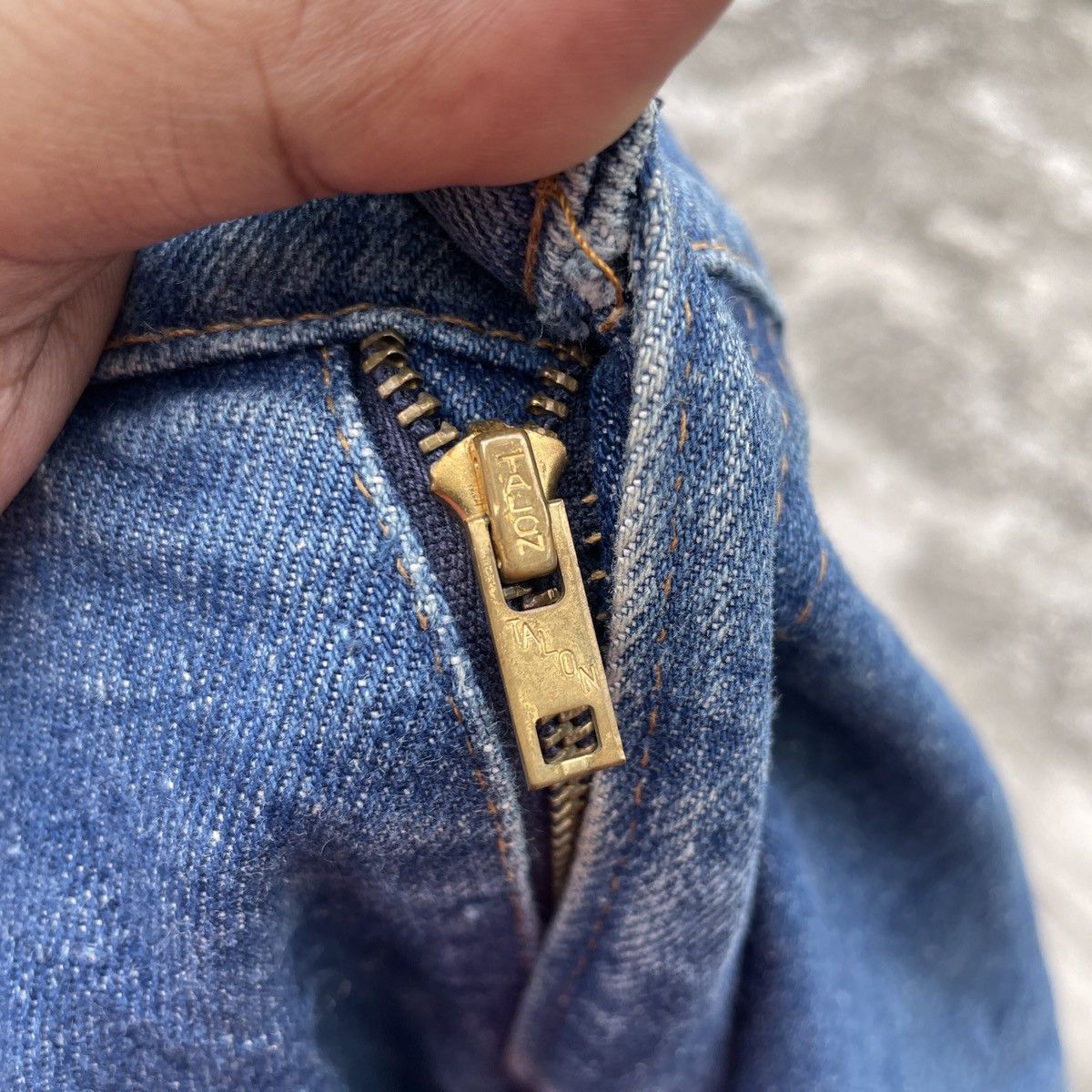 Levi's Vintage 80s Levis 505 Orange Tag Denim Jeans Size US 38 / EU 54 - 5 Thumbnail