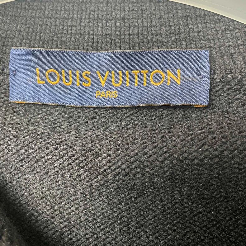 Louis Vuitton Louis Vuitton Black Knit Cardigan sweater Size US XL / EU 56 / 4 - 3 Thumbnail