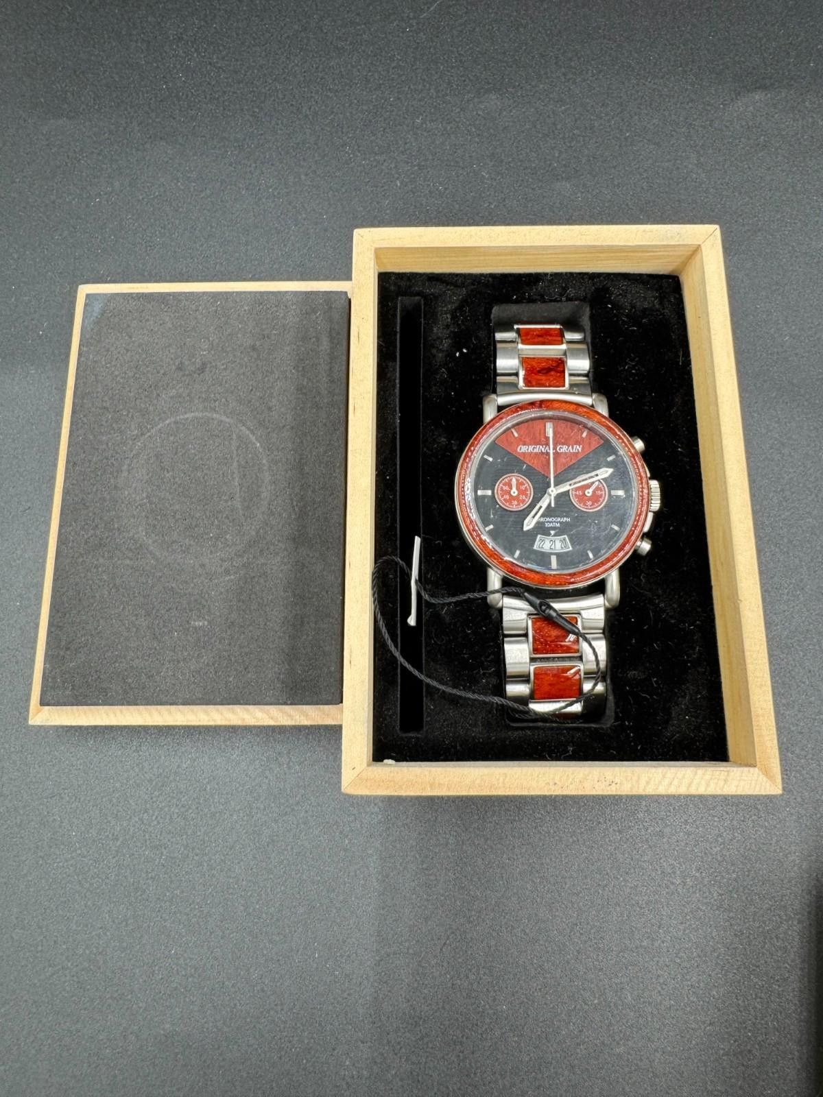 Other Original Grain Chrono Rosewood Alterra 44mm Analog Watch (Di Size ONE SIZE - 3 Thumbnail