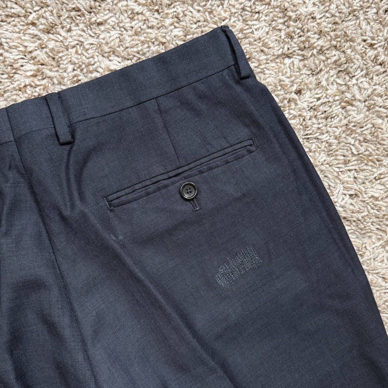 J.Crew J.Crew Ludlow Tollegno 1900 Wool Suit Navy Blue Jacket 40R Size 40R - 13 Thumbnail