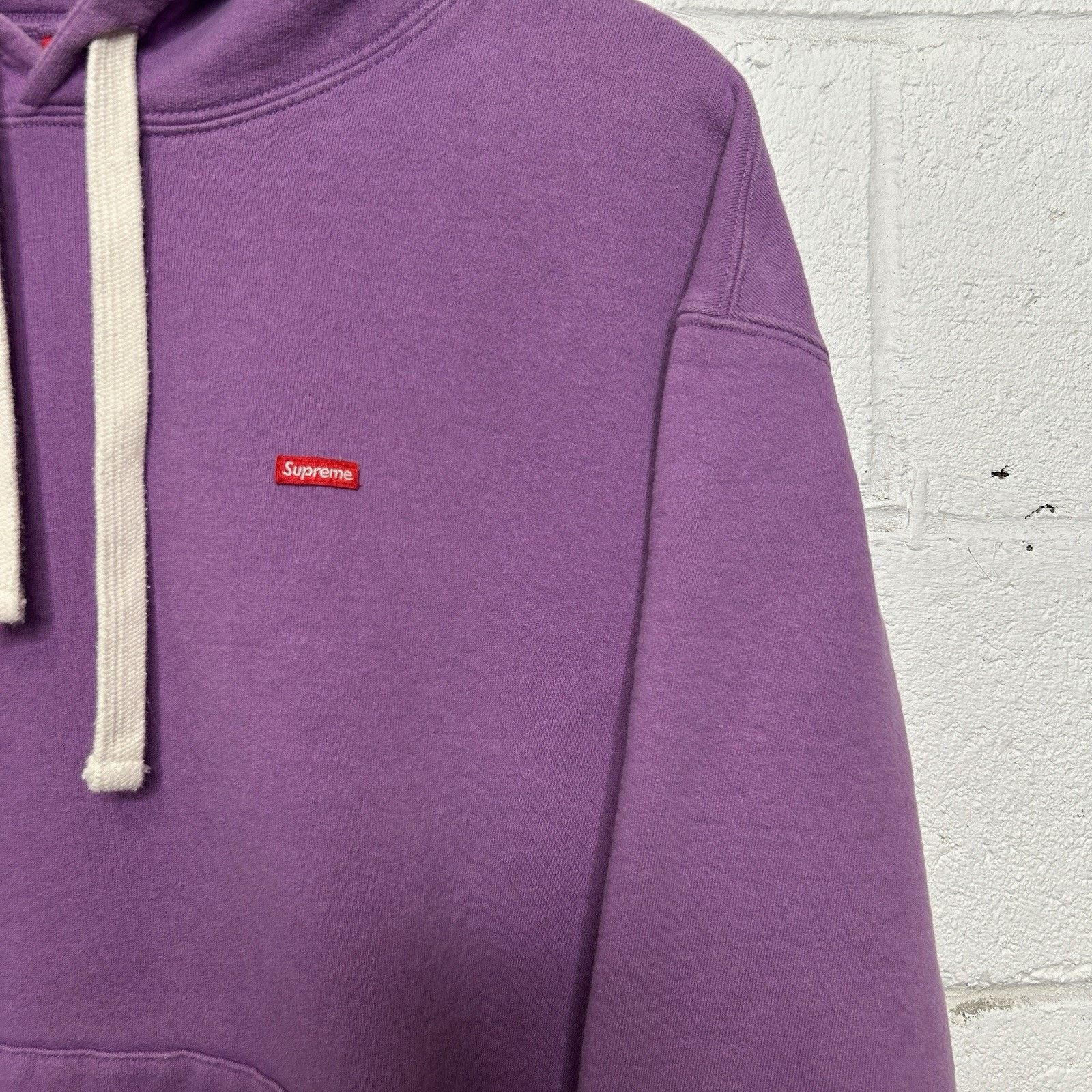 Supreme Supreme Box Logo Drawcord Hooded Sweatshirt “Purple” FW23 Size US M / EU 48-50 / 2 - 3 Thumbnail