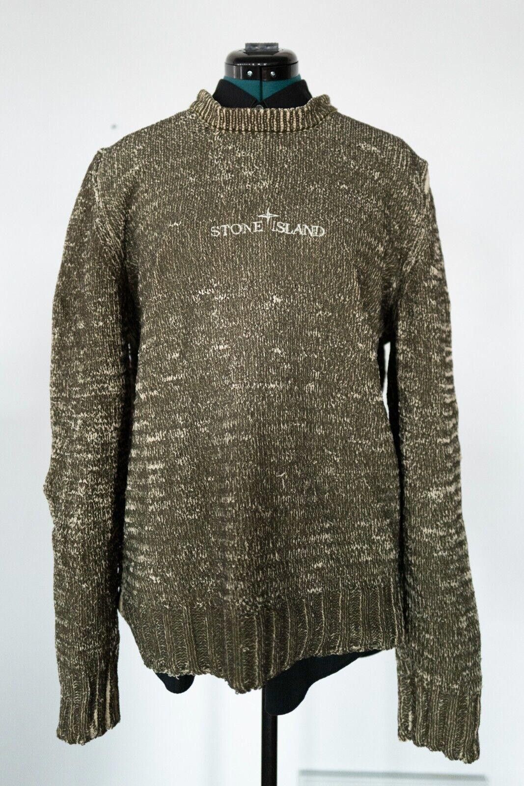 Stone Island Stone Island Mens Knit Green Sweater Sz. XL Size US XL / EU 56 / 4 - 1 Thumbnail