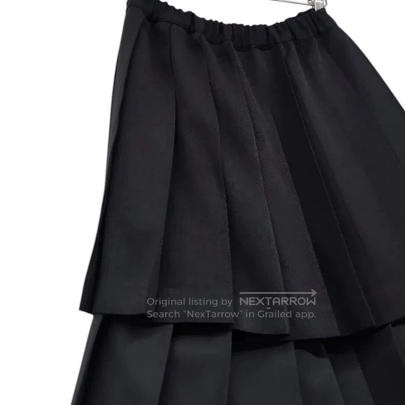 Comme des Garcons Comme Des Garcons size S Main Layer Triple Pleated Skirt Size 23" - 6 Thumbnail
