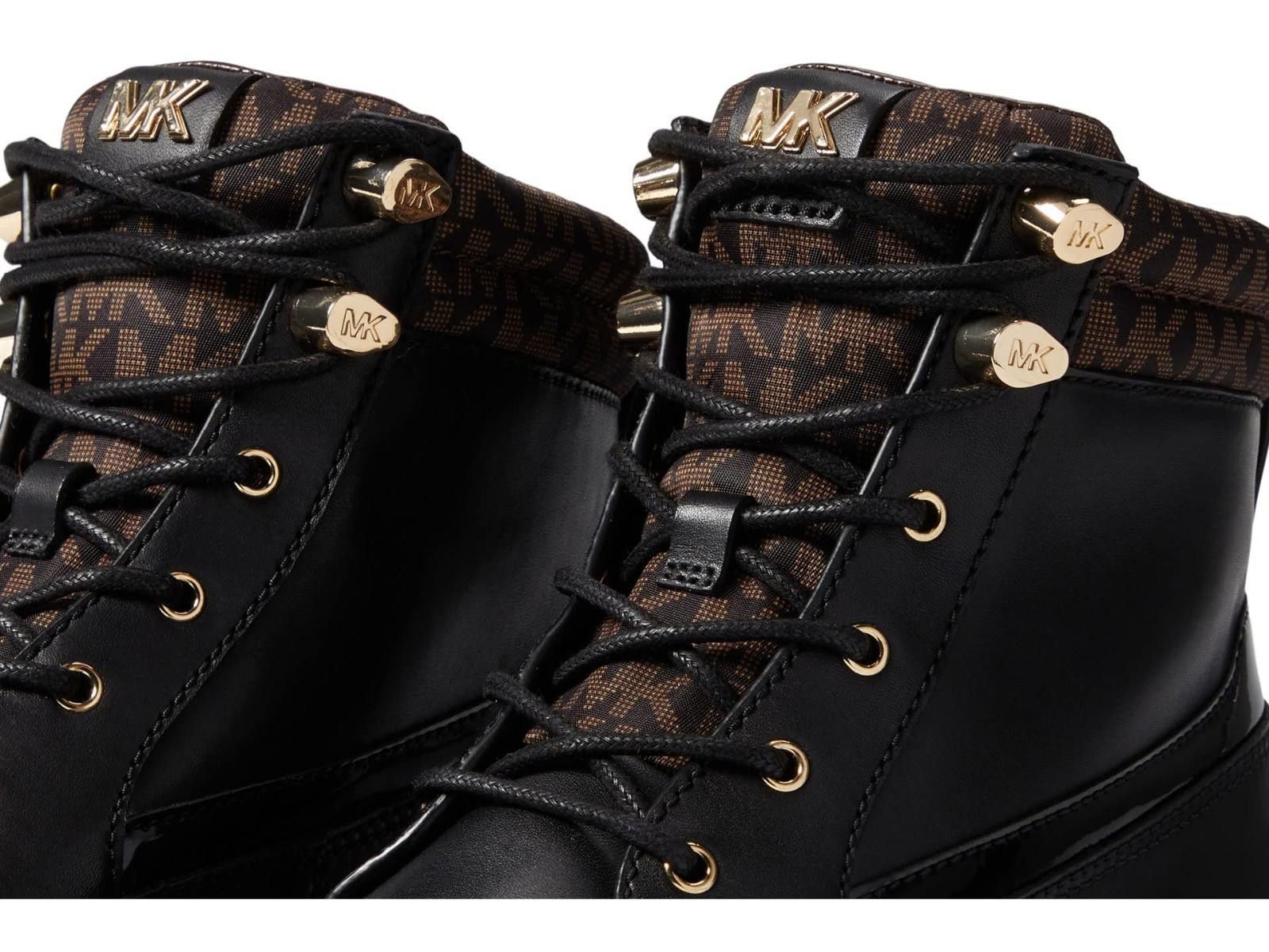 Michael Kors Michael Kors Turner Bootie Black /Brown Leather Boots 9 NEW Size US 9 / IT 39 - 2 Thumbnail